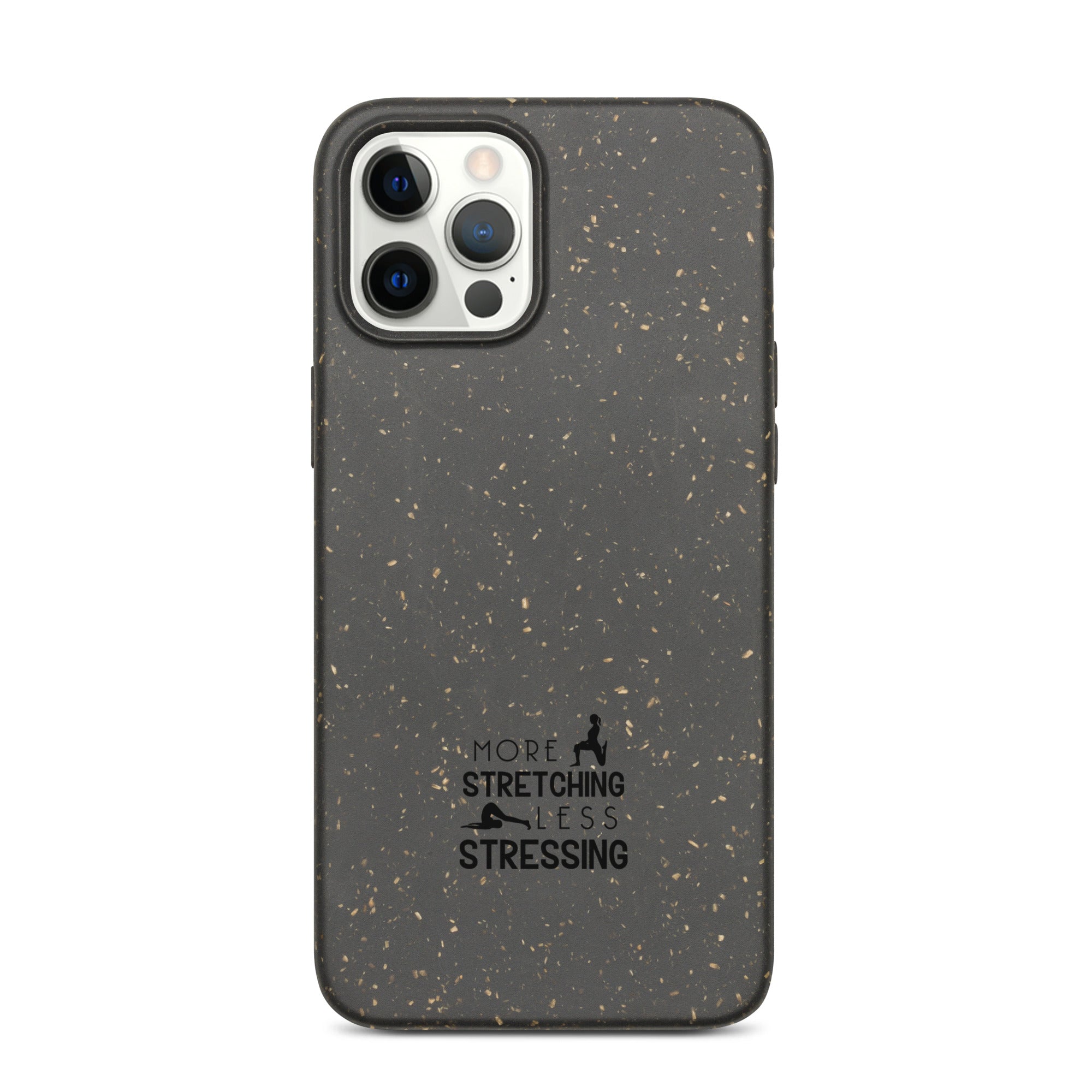 MORE STRETCHING LESS STRESSING - Speckled iPhone case