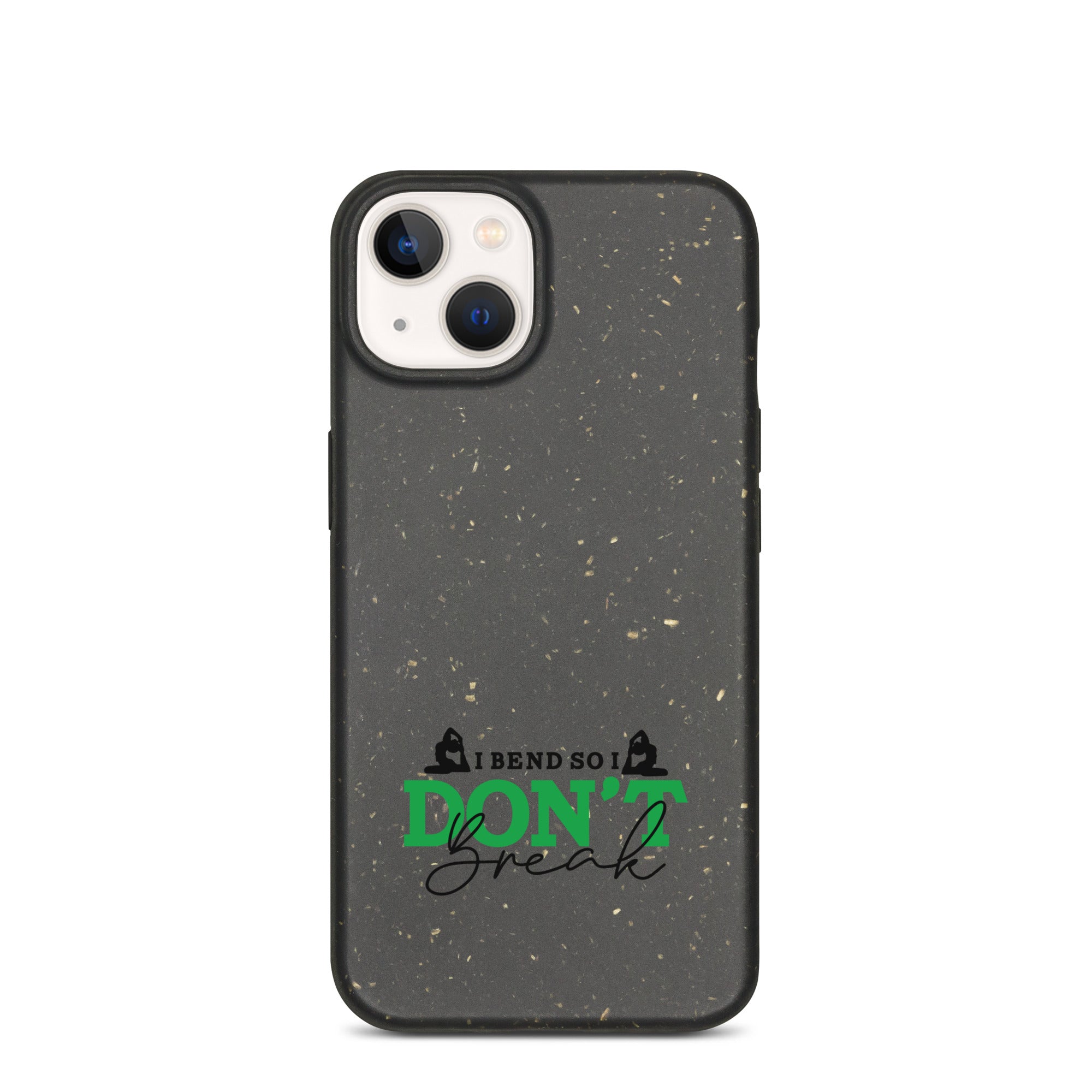 I BEND SO I DON'T BREAK - Speckled iPhone case