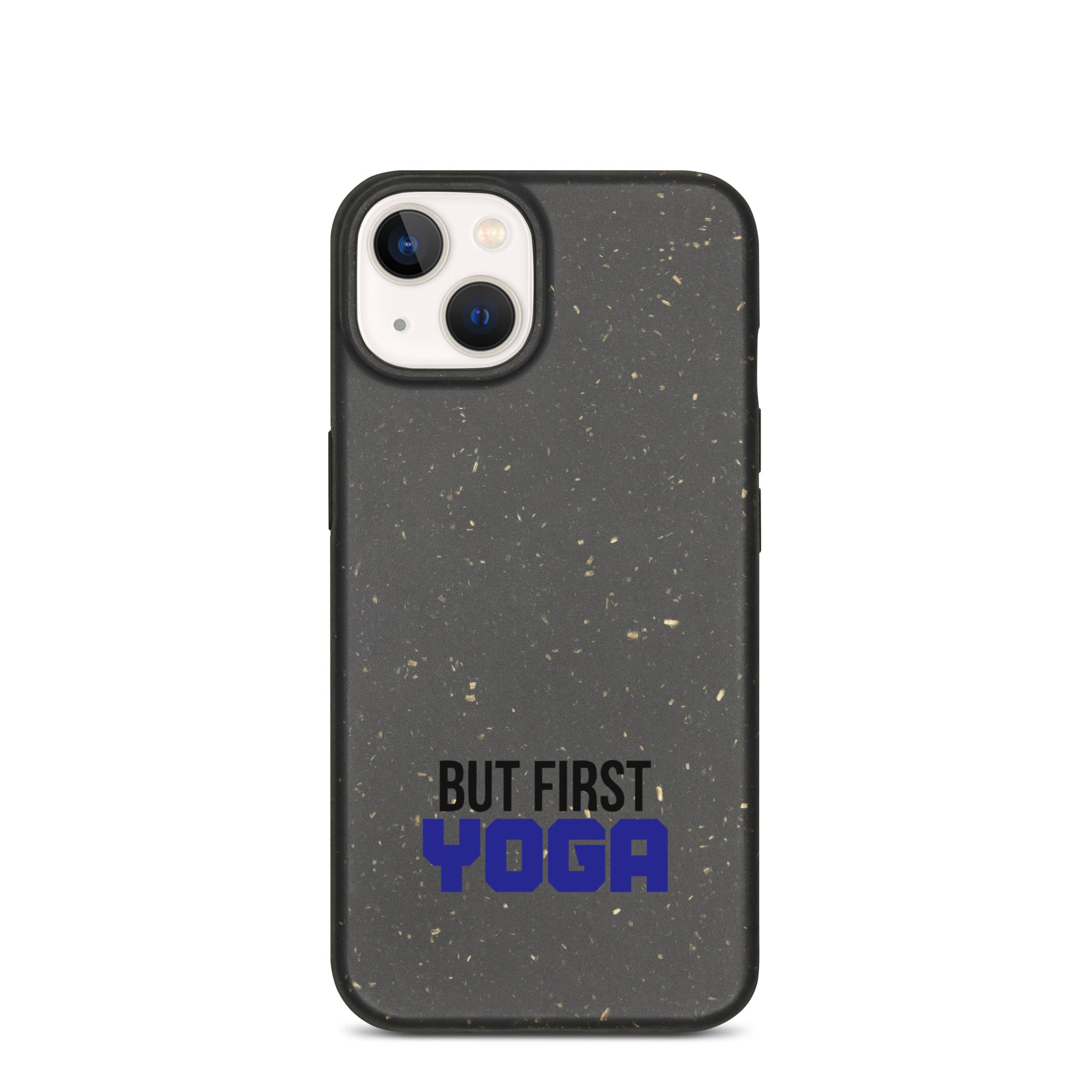 BUT FIRST YOGA - Speckled iPhone case