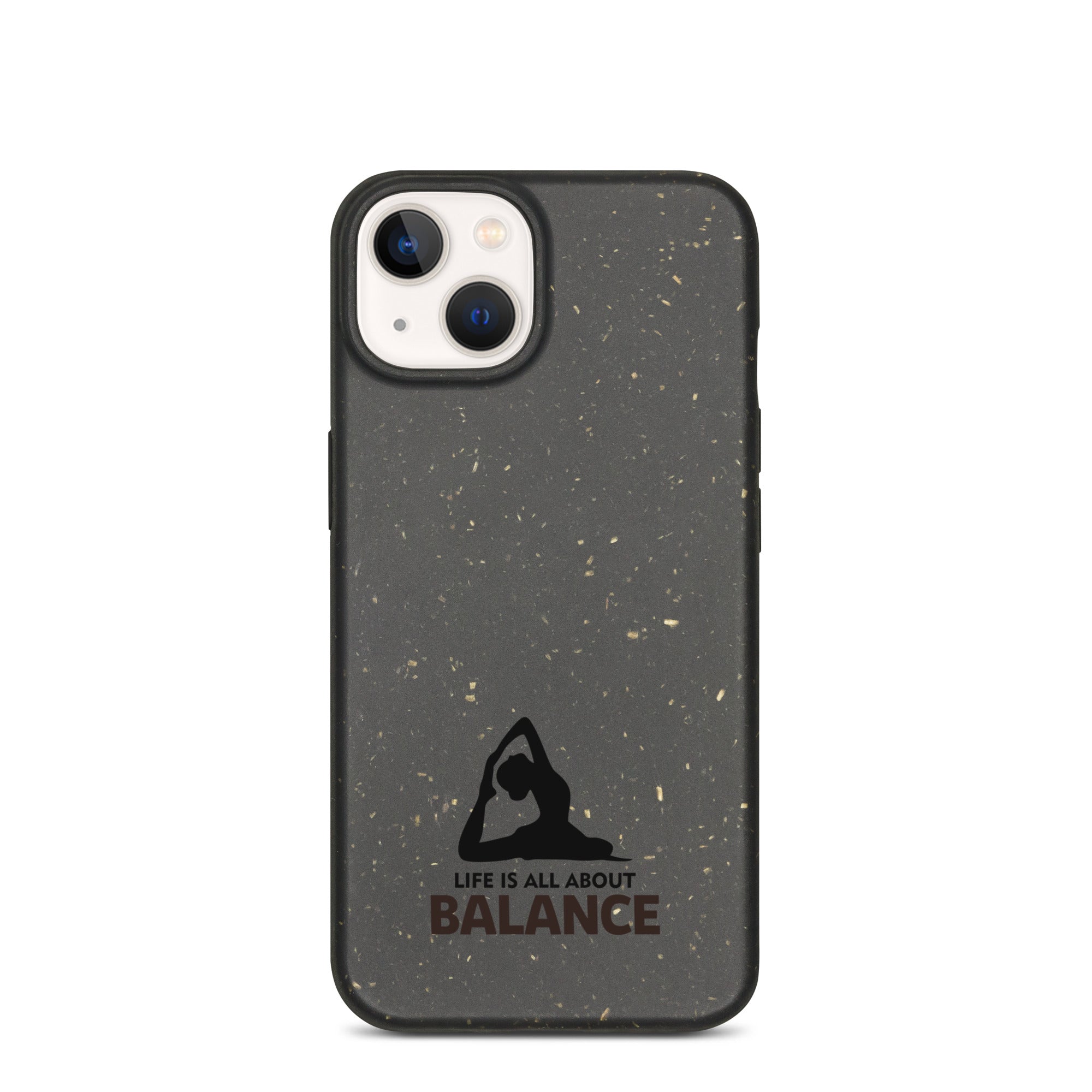 LIFE IS ALL ABOUT BALANCE - Speckled iPhone case