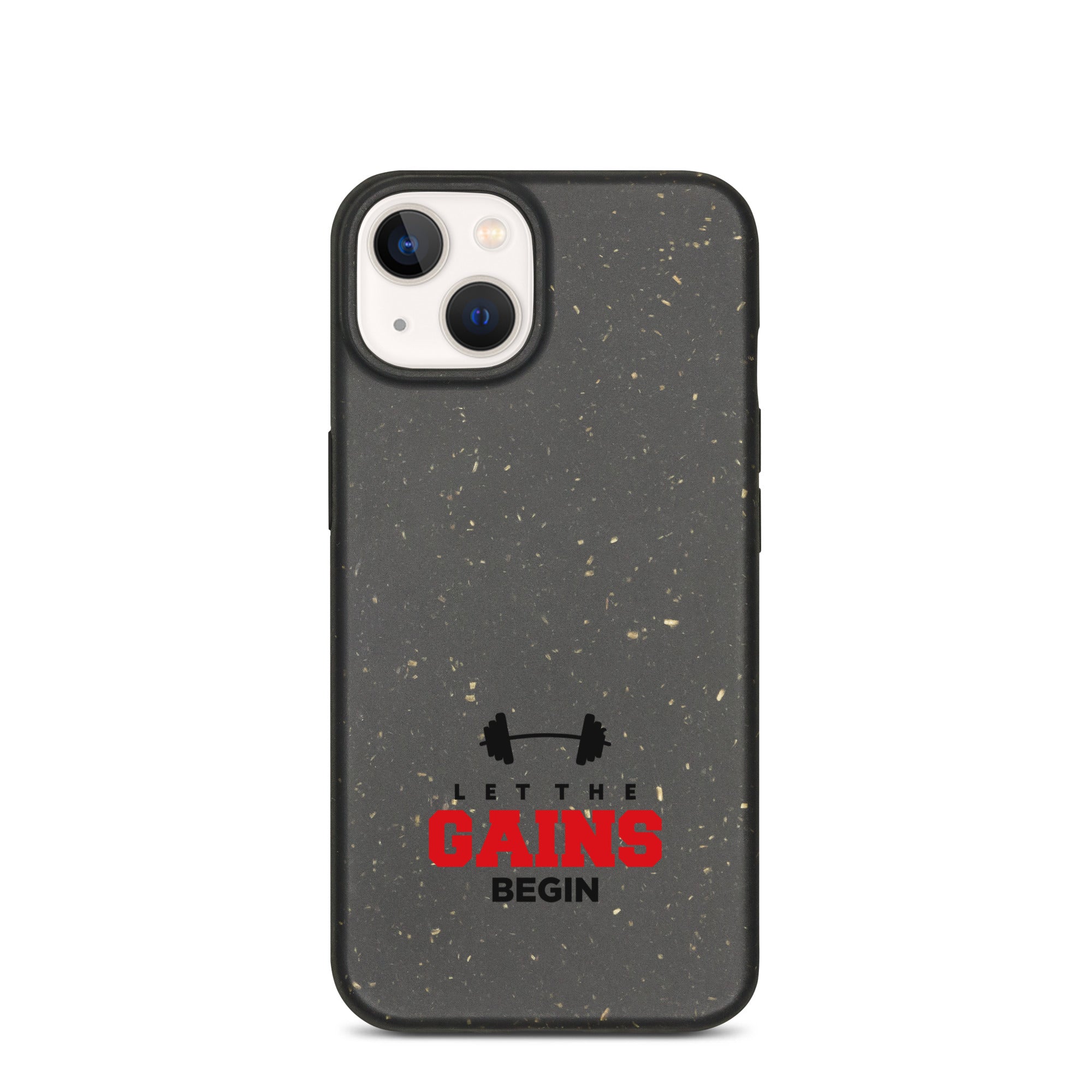 LET THE GAINS BEGIN - Speckled iPhone case