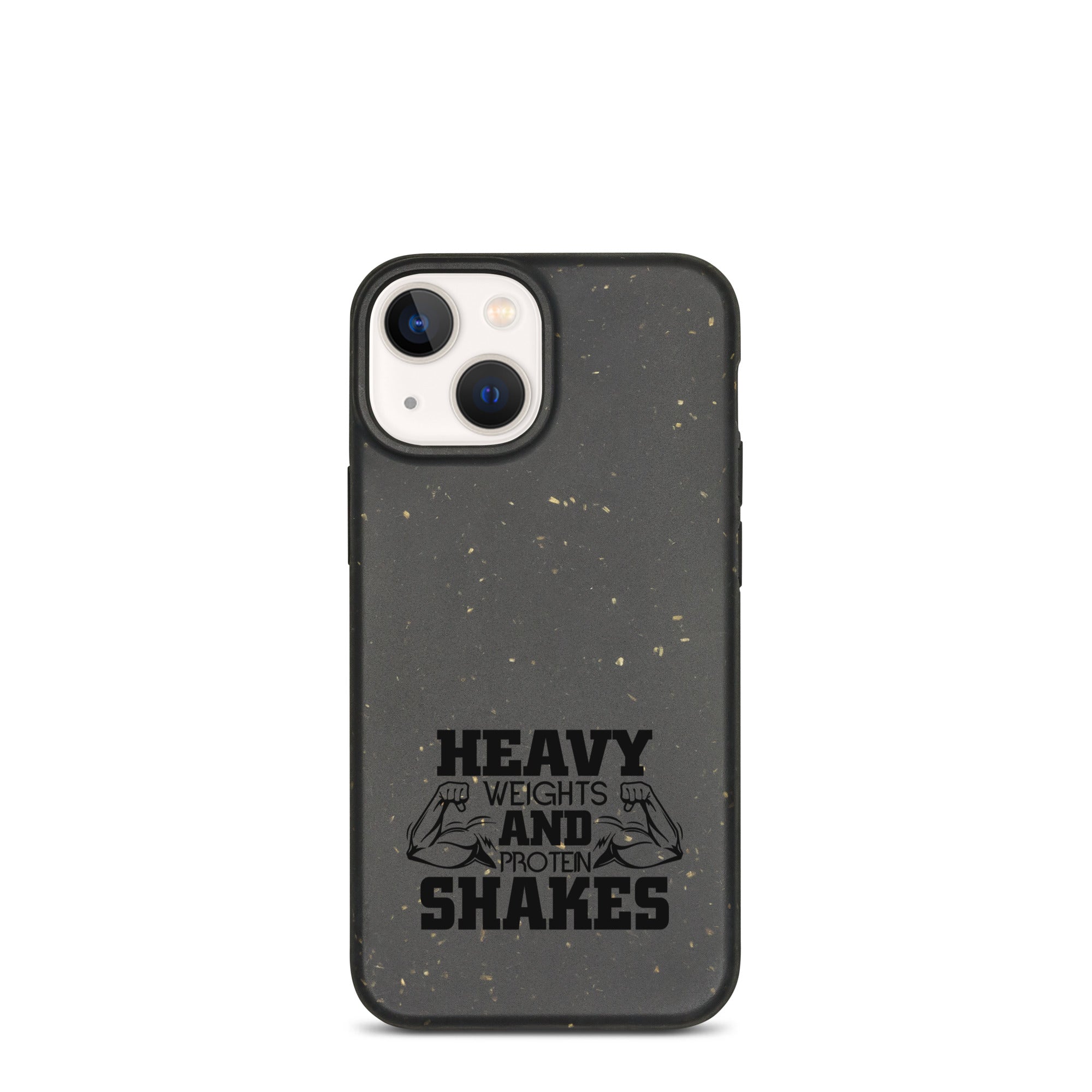 HEAVY WEIGHTS AND PROTEIN SHAKES - Speckled iPhone case
