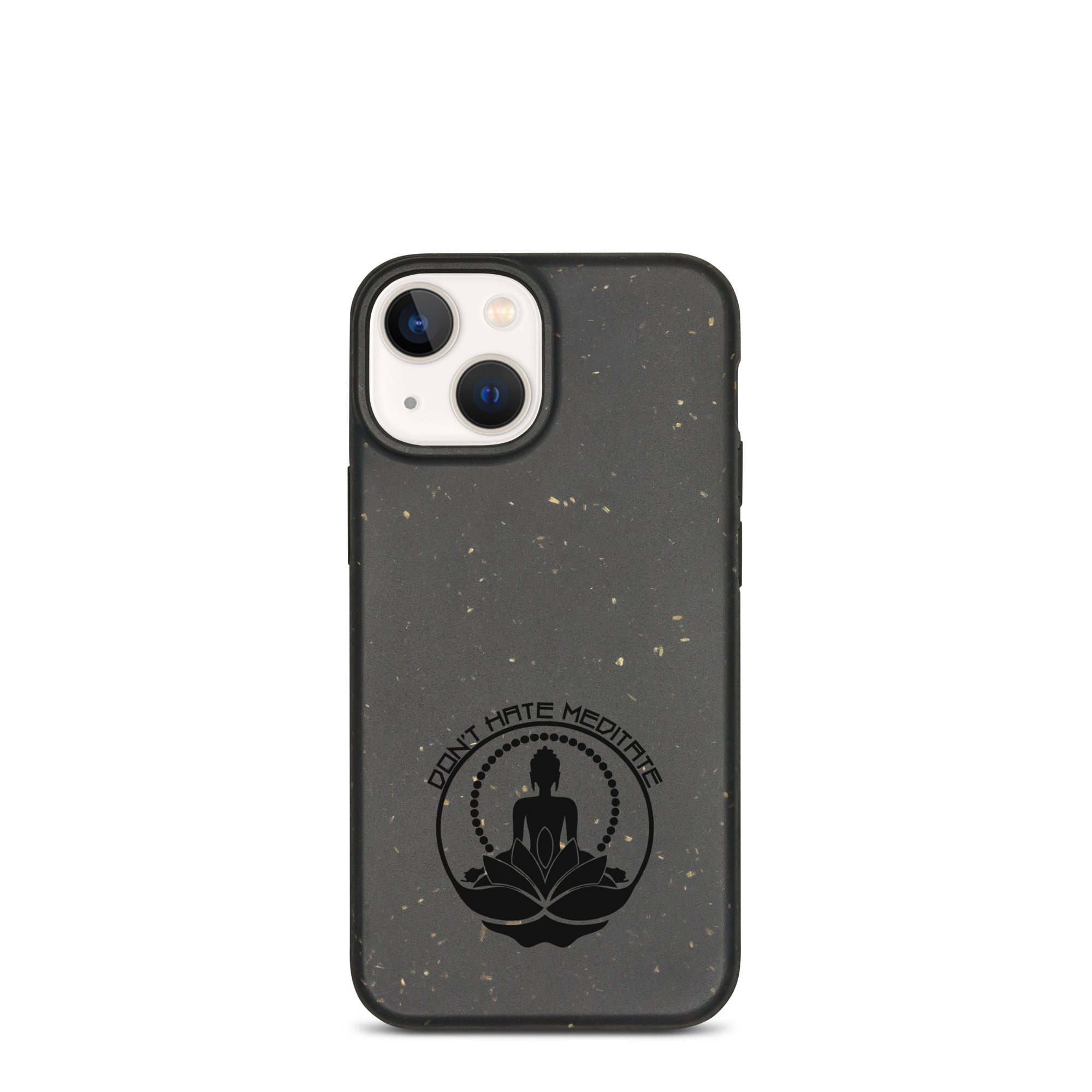 DON'T HATE MEDITATE - Speckled iPhone case