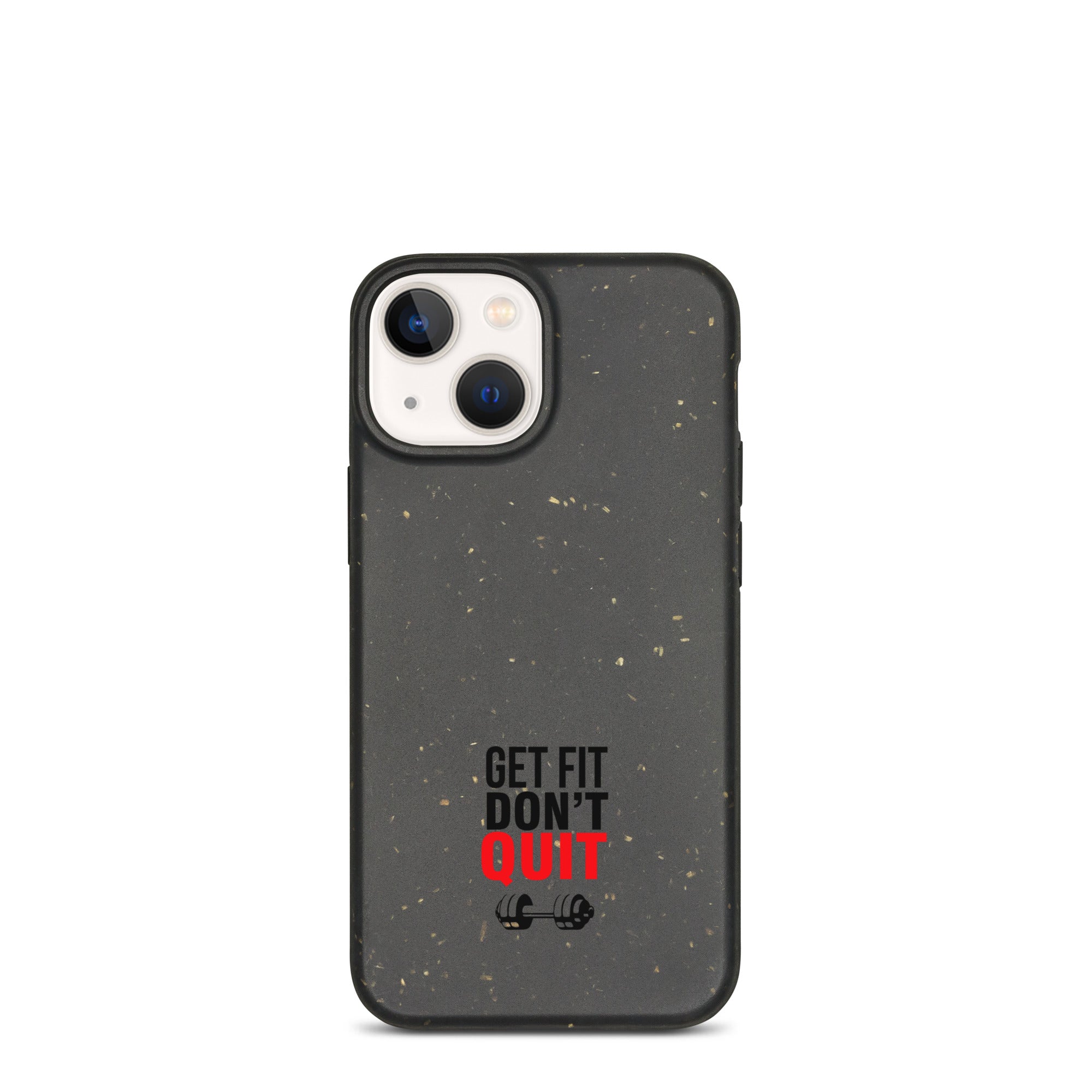 GET FIT DON'T QUIT - Speckled iPhone case