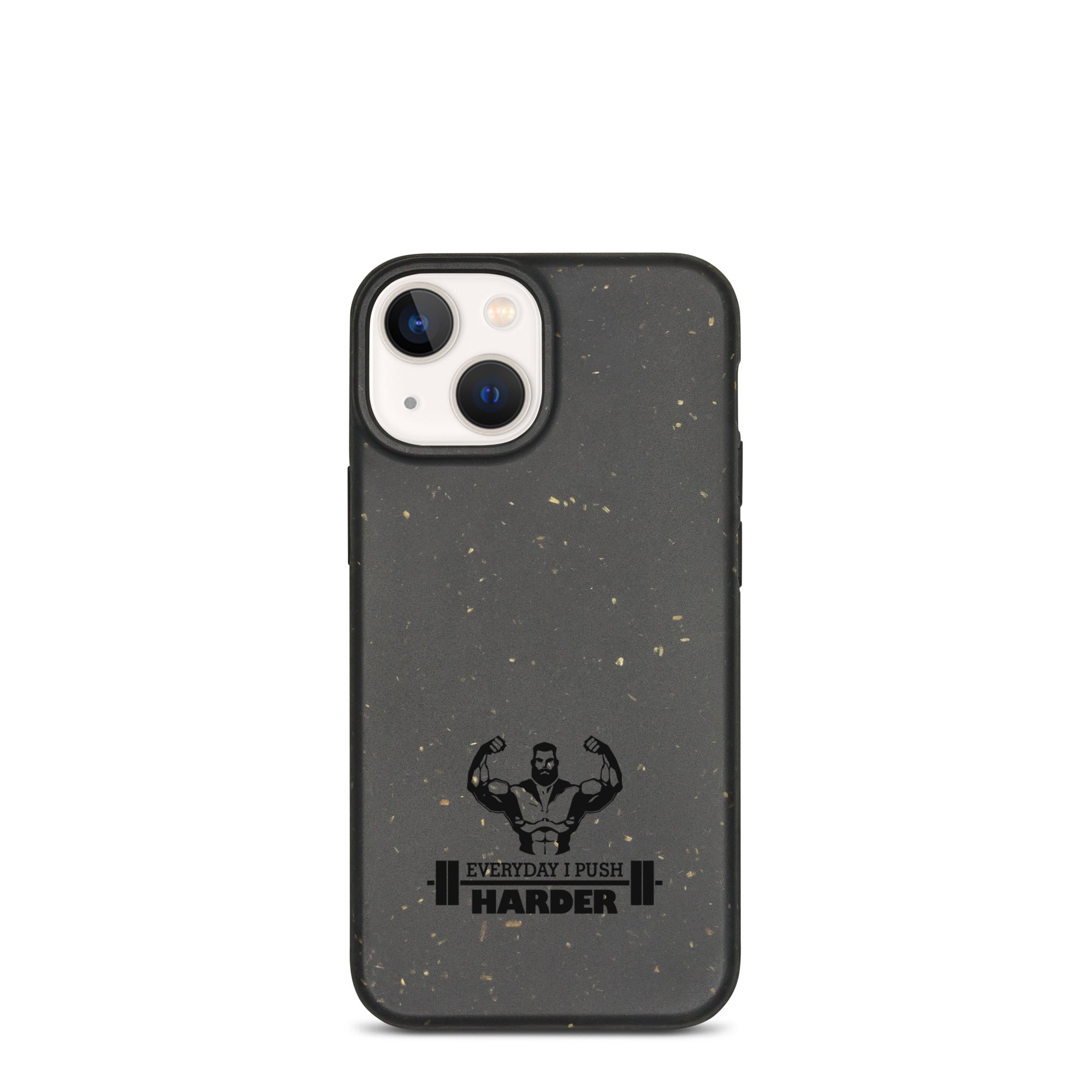 EVERYDAY I PUSH HARDER - Speckled iPhone case