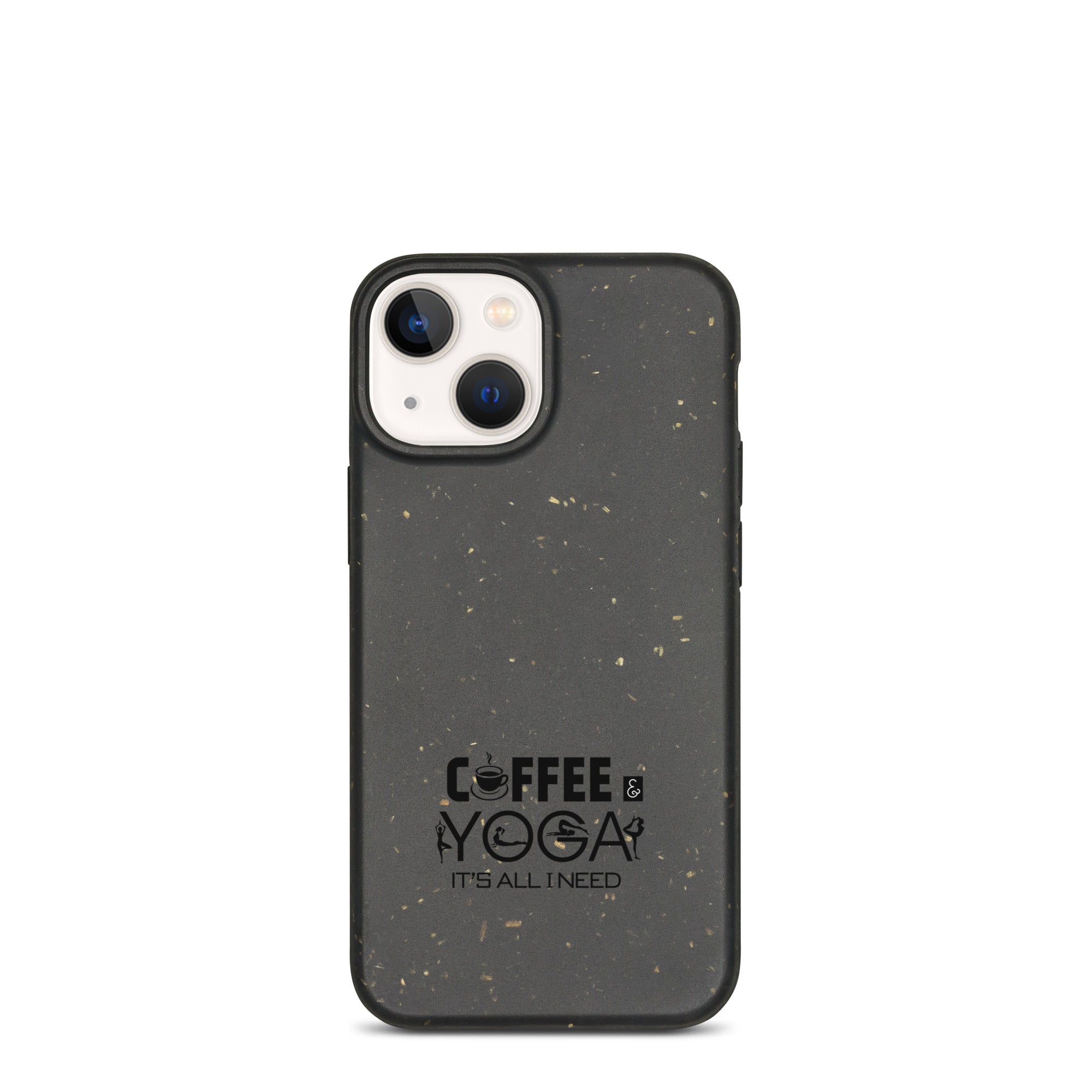 COFFEE YOGA IT'S ALL I NEED - Speckled iPhone case