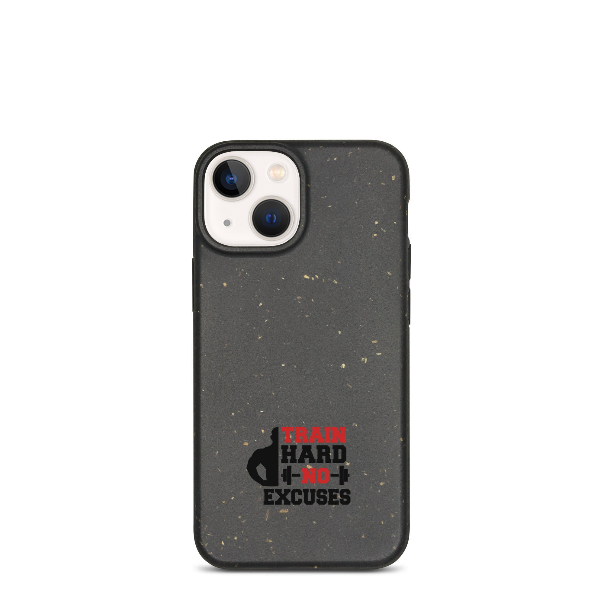 TRAIN HARD NO EXCUSES - Speckled iPhone case