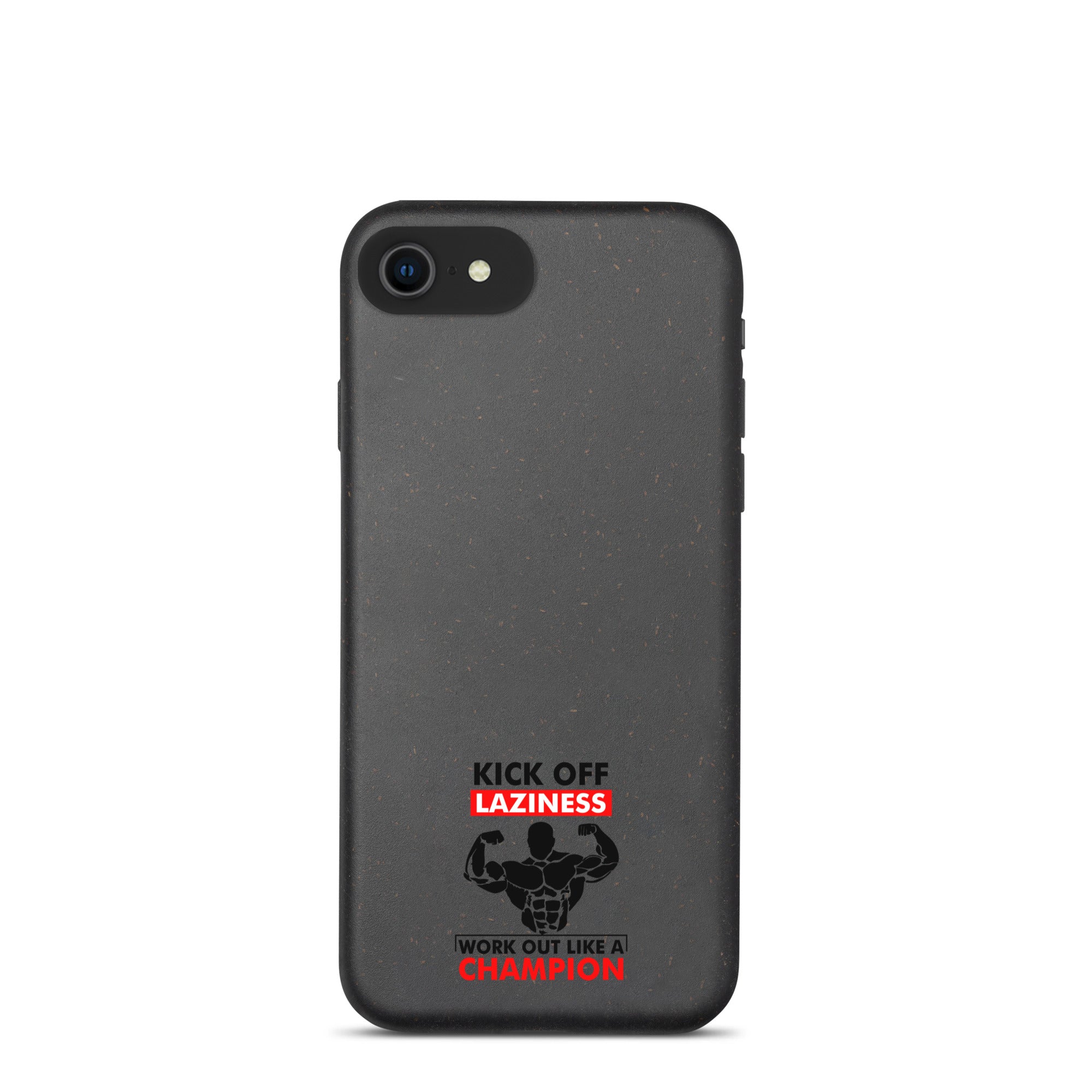 KICK OFF LAZINESS - Speckled iPhone case