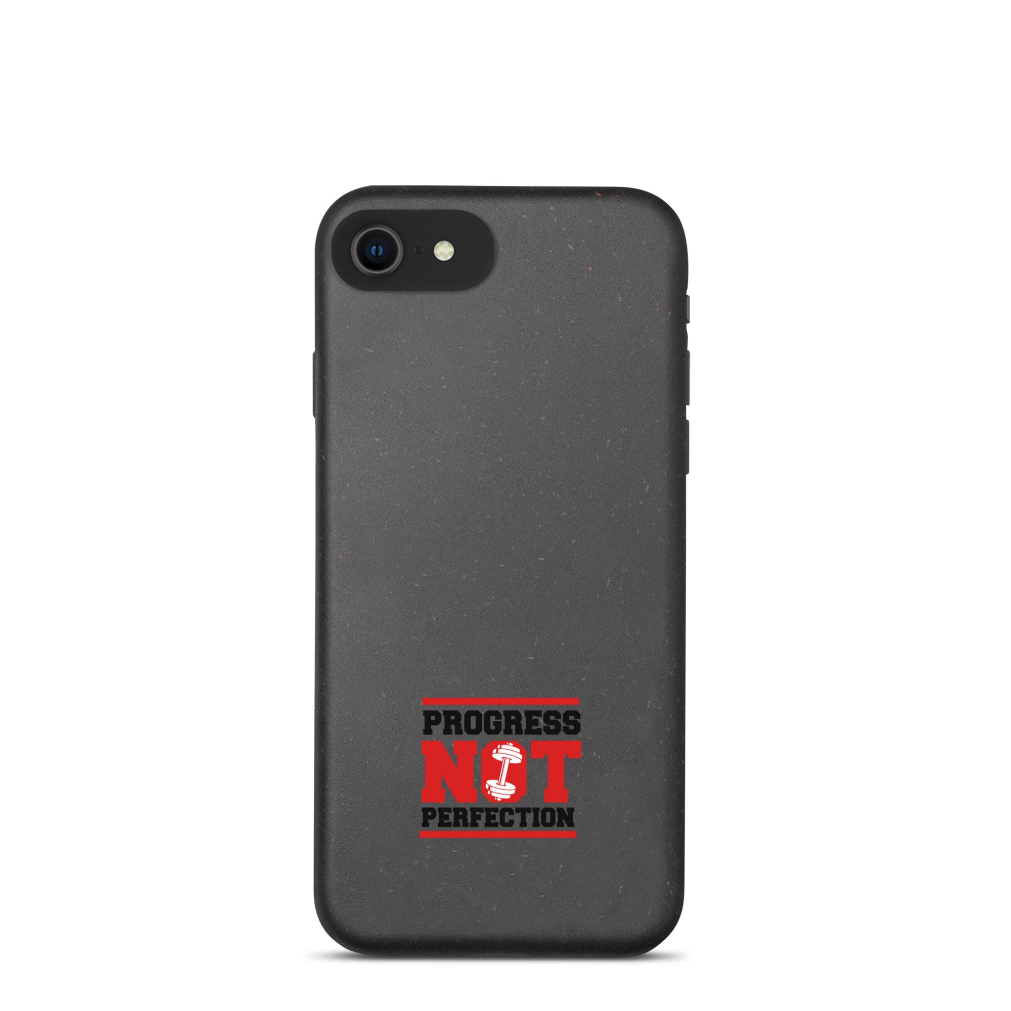 PROGRESS NOT PERFECTION - Speckled iPhone case