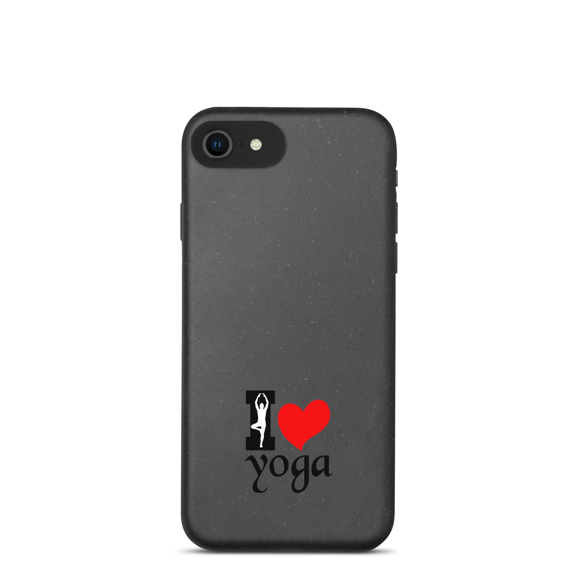 I LOVE YOGA - Speckled iPhone case