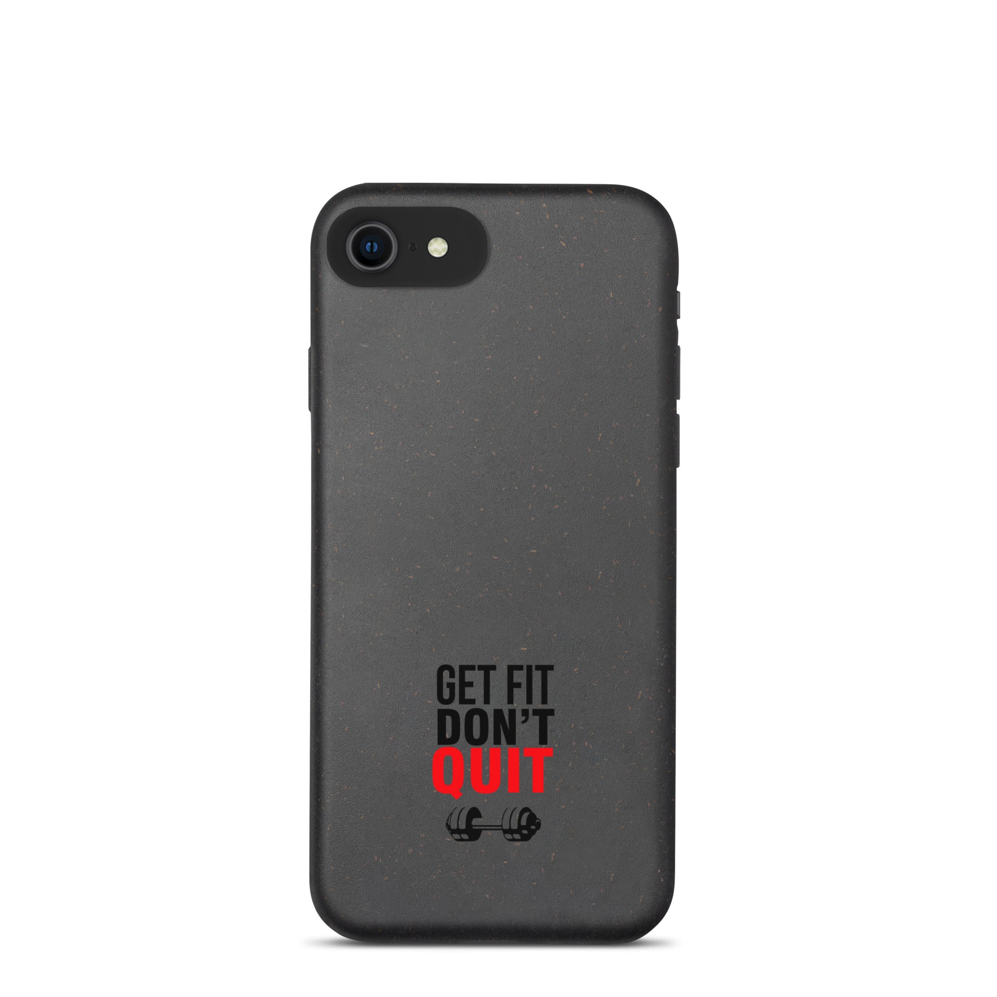 GET FIT DON'T QUIT - Speckled iPhone case