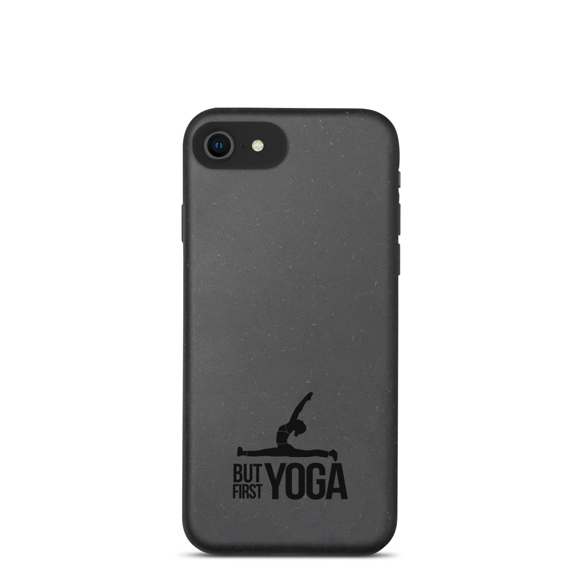BUT FIRST YOGA - Speckled iPhone case