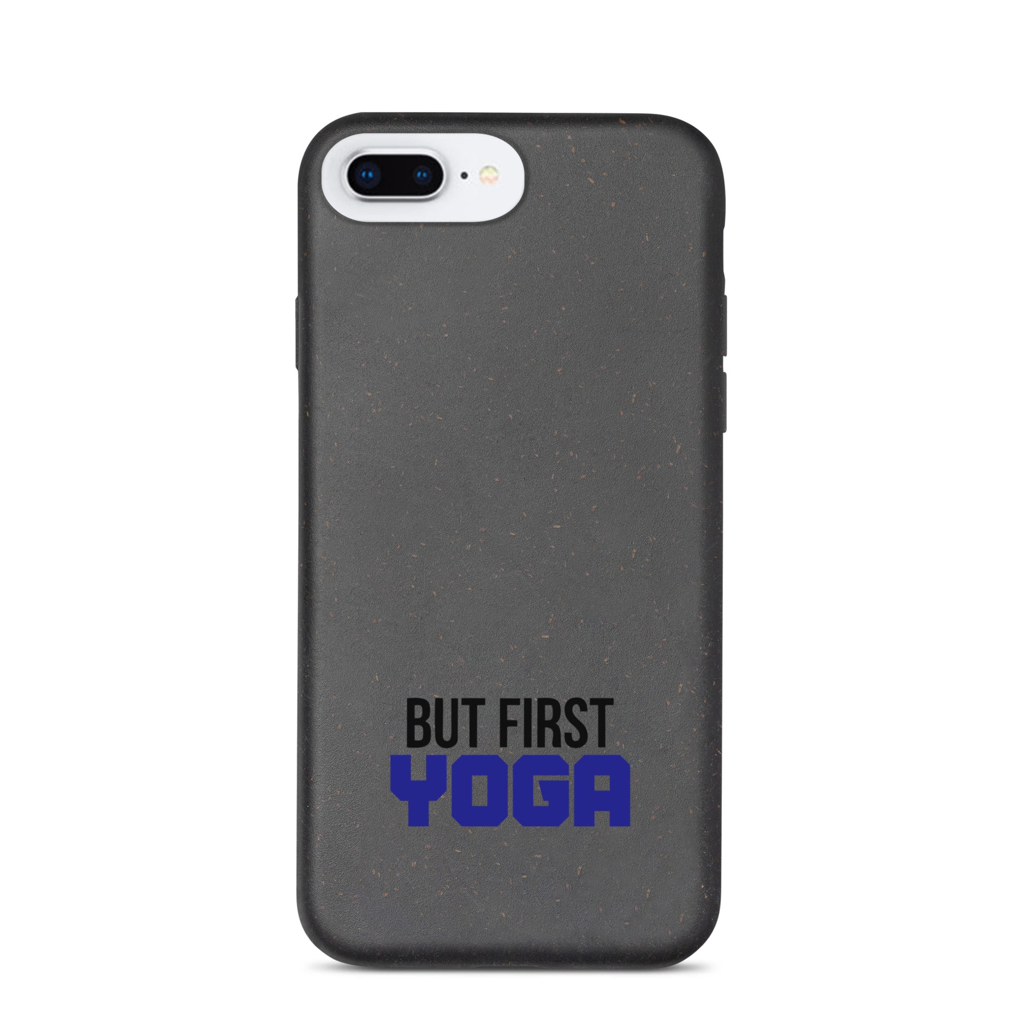 BUT FIRST YOGA - Speckled iPhone case