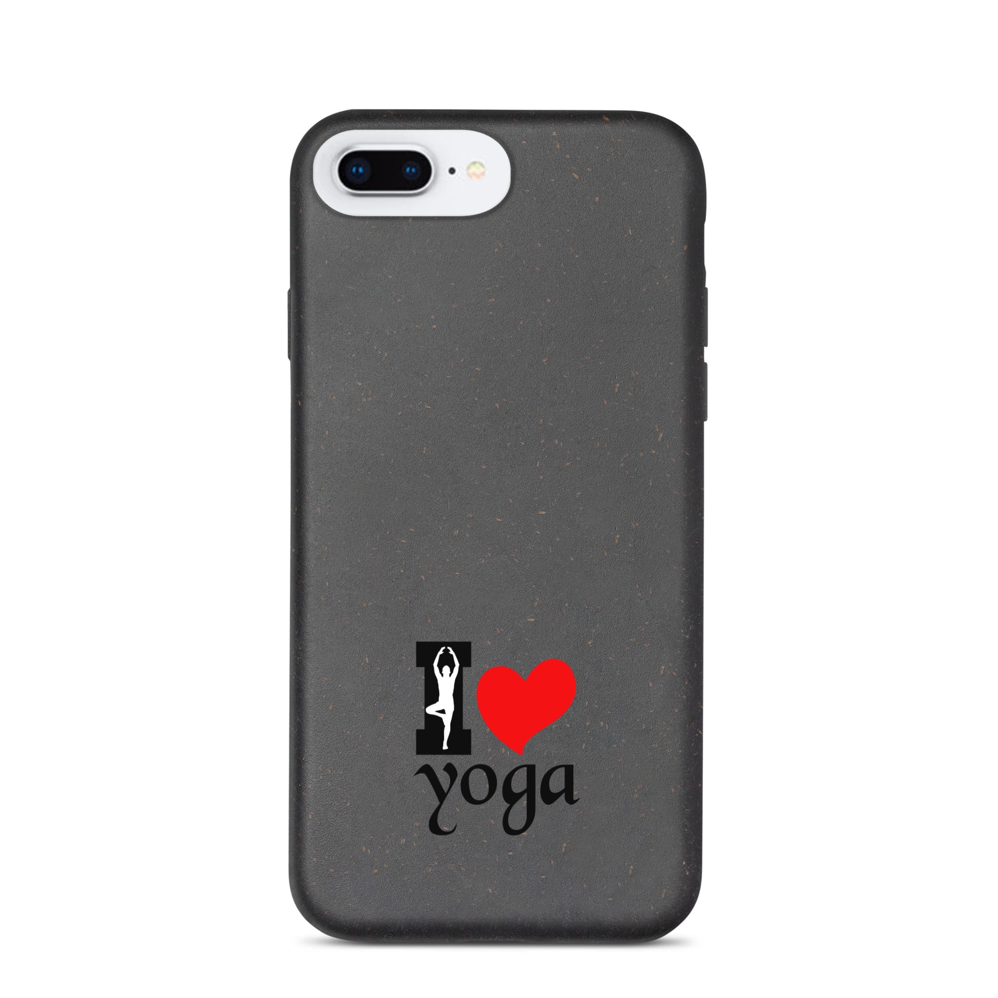 I LOVE YOGA - Speckled iPhone case