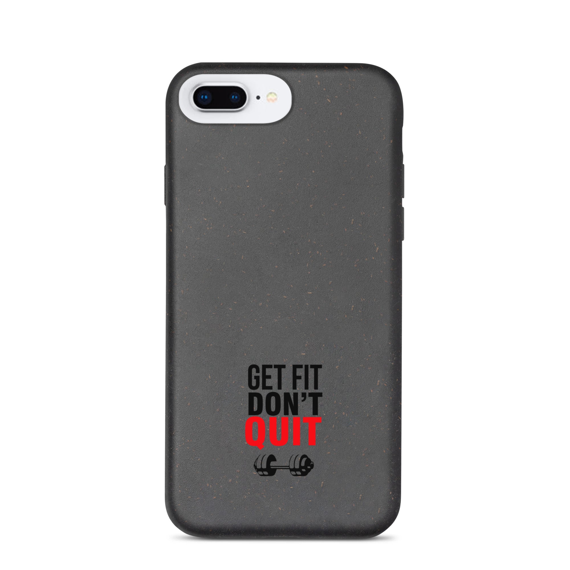 GET FIT DON'T QUIT - Speckled iPhone case