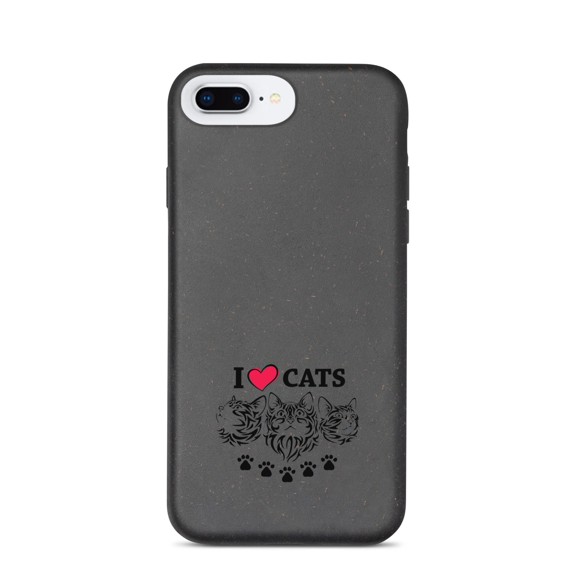 I LOVE CATS - Speckled iPhone case