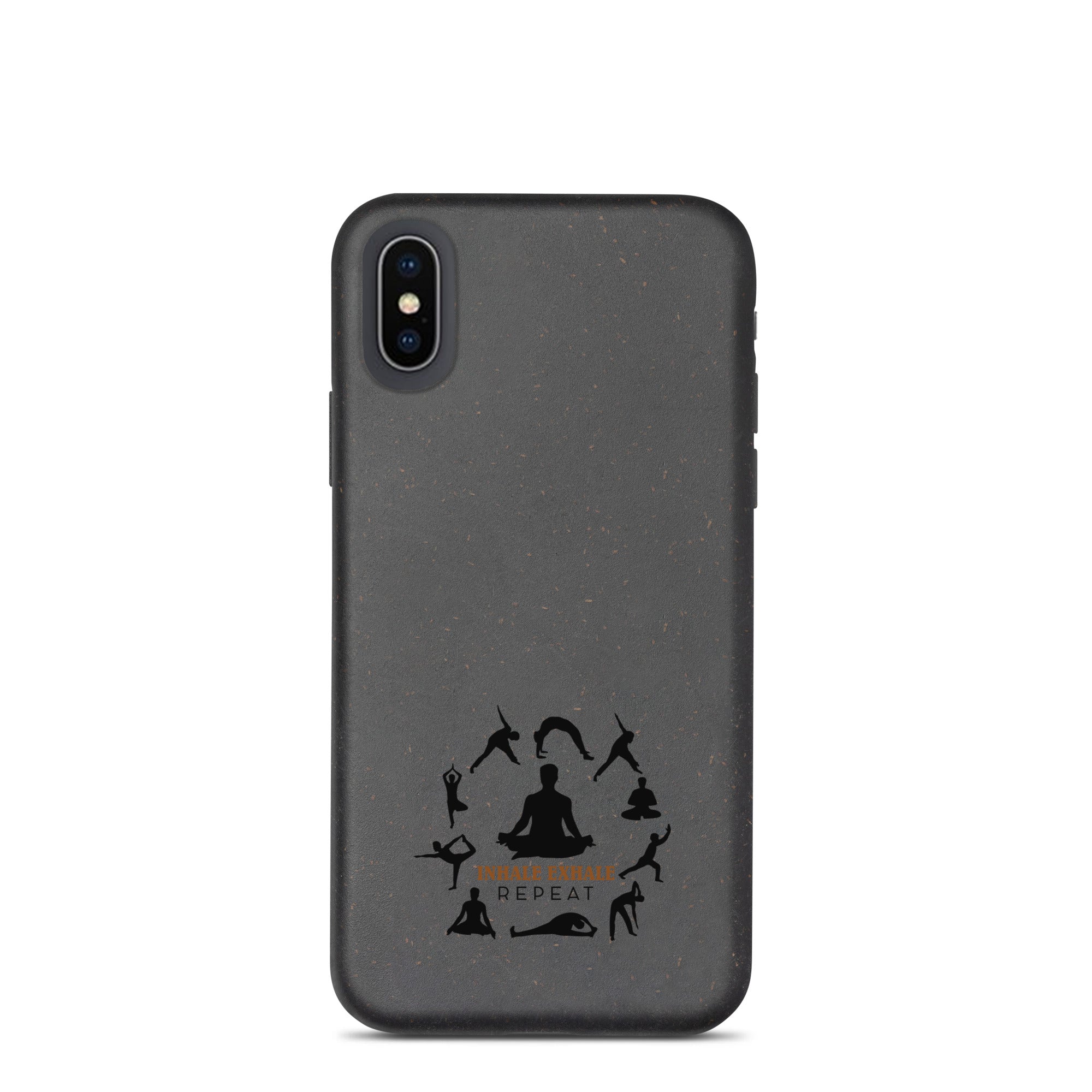 INHALE EXHALE REPEAT - Speckled iPhone case