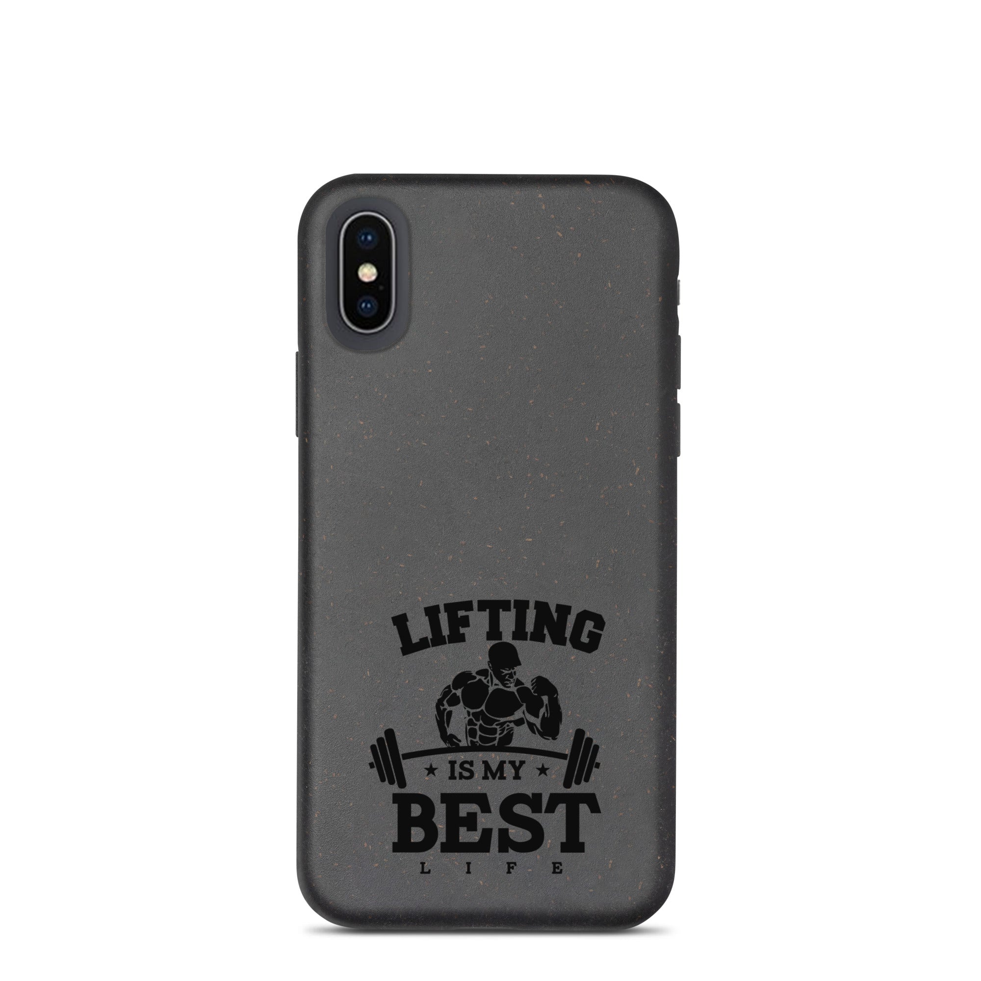 LIFTING IS MY BEST LIFE - Speckled iPhone case