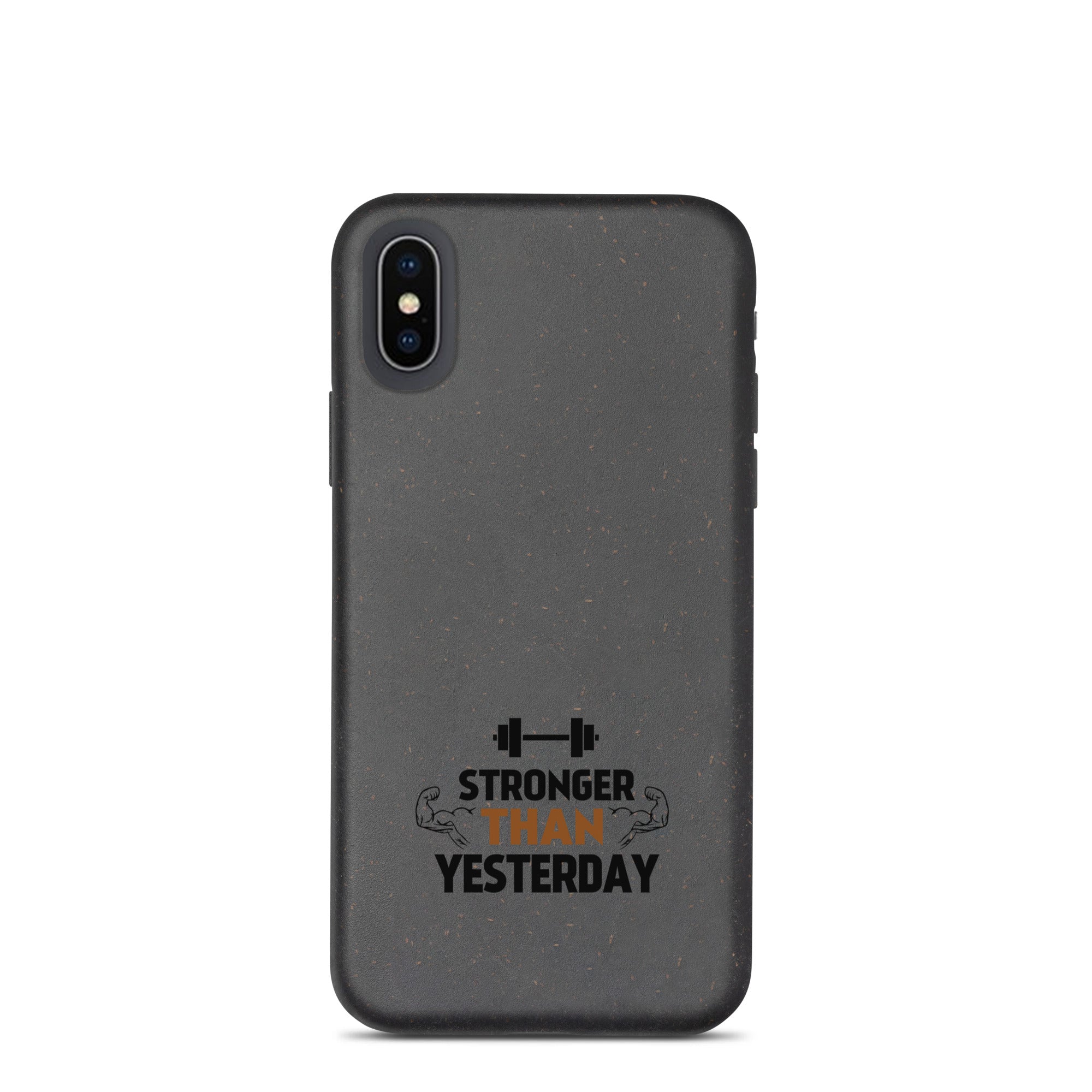 STRONGER THAN YESTERDAY - Speckled iPhone case