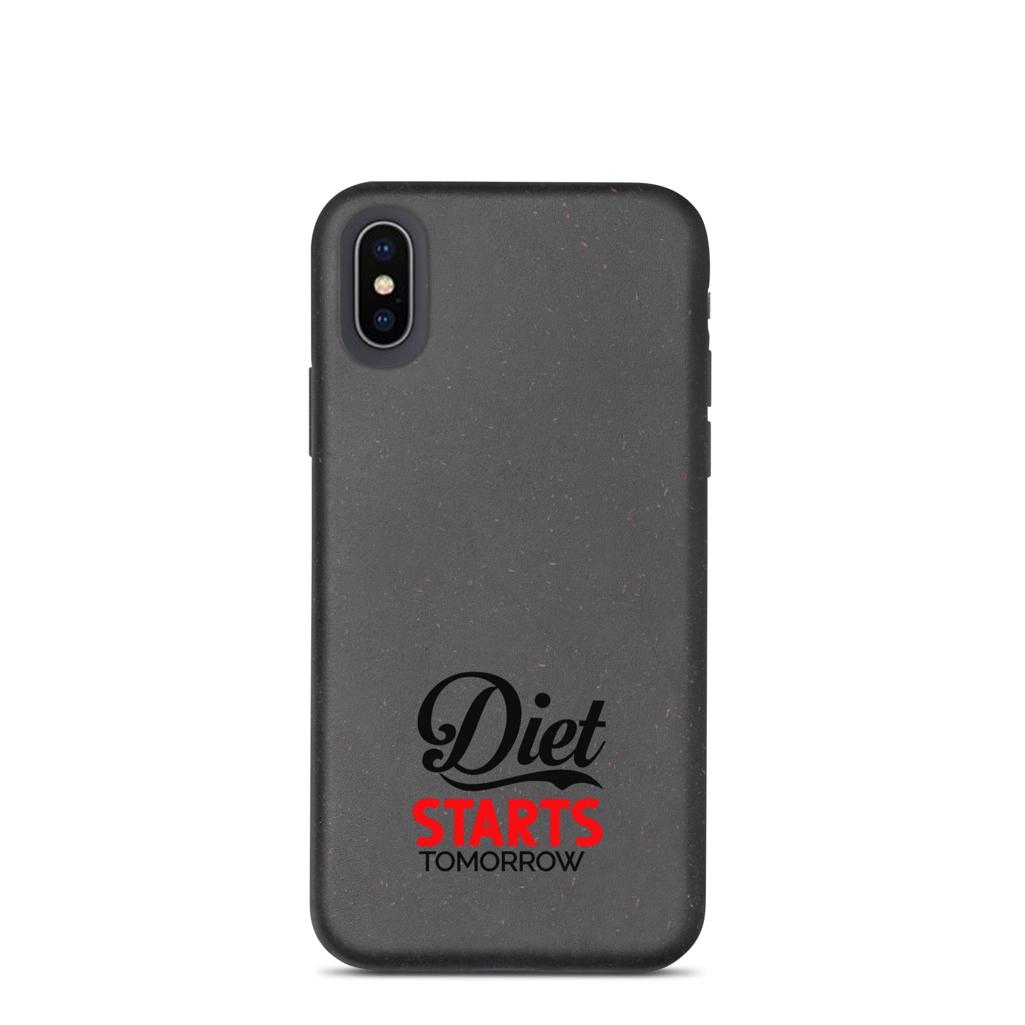 DIET STARTS TOMORROW - Speckled iPhone case