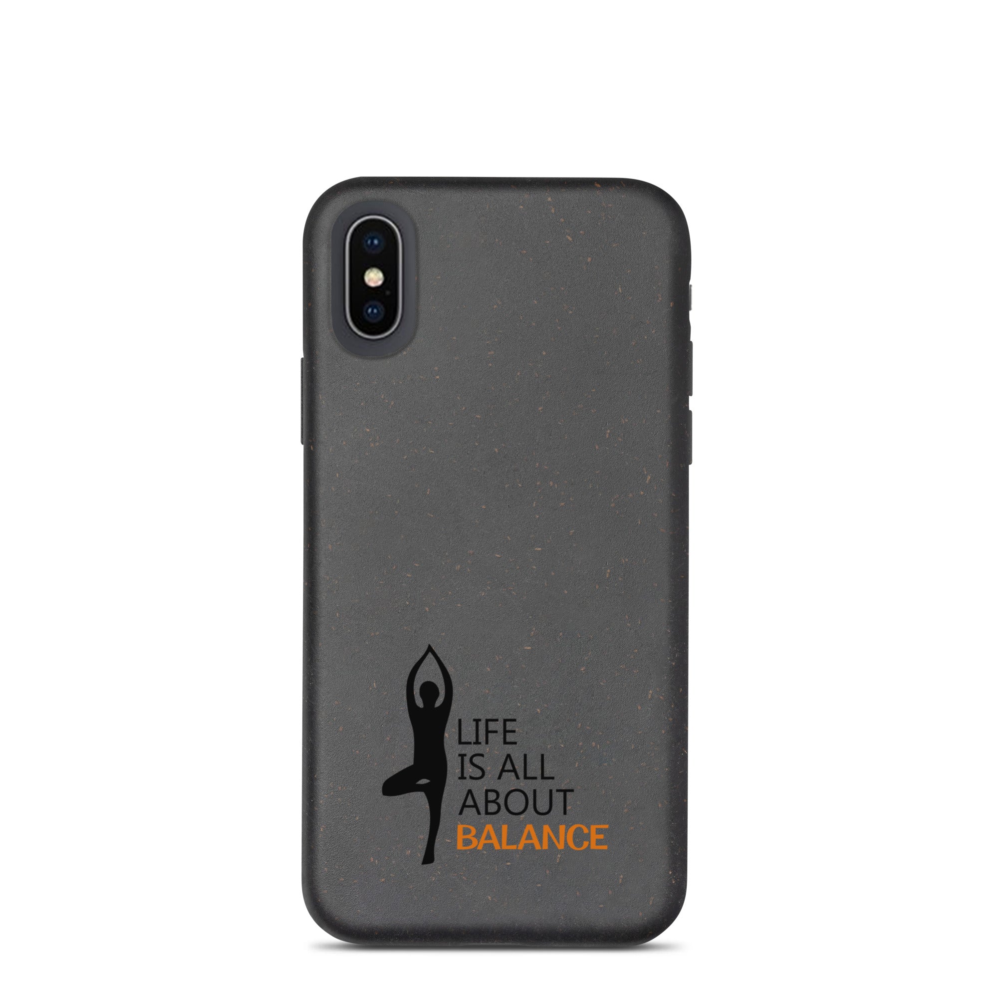 LIFE IS ALL ABOUT BALANCE - Speckled iPhone case