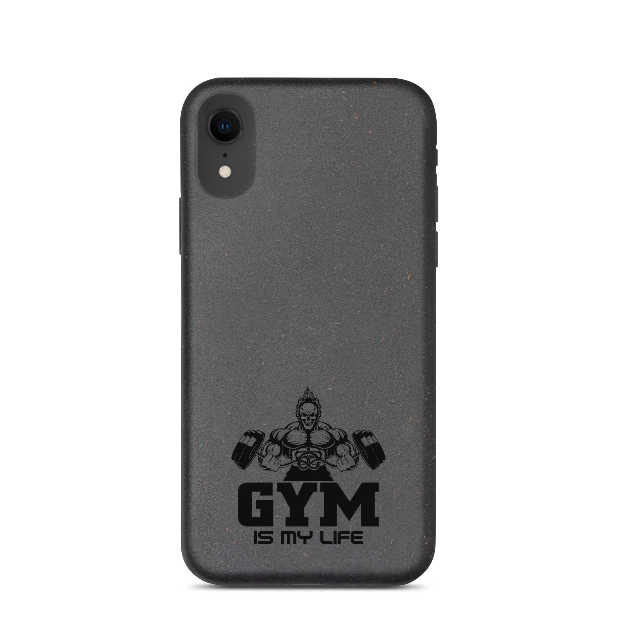 GYM IS MY LIFE - Speckled iPhone case