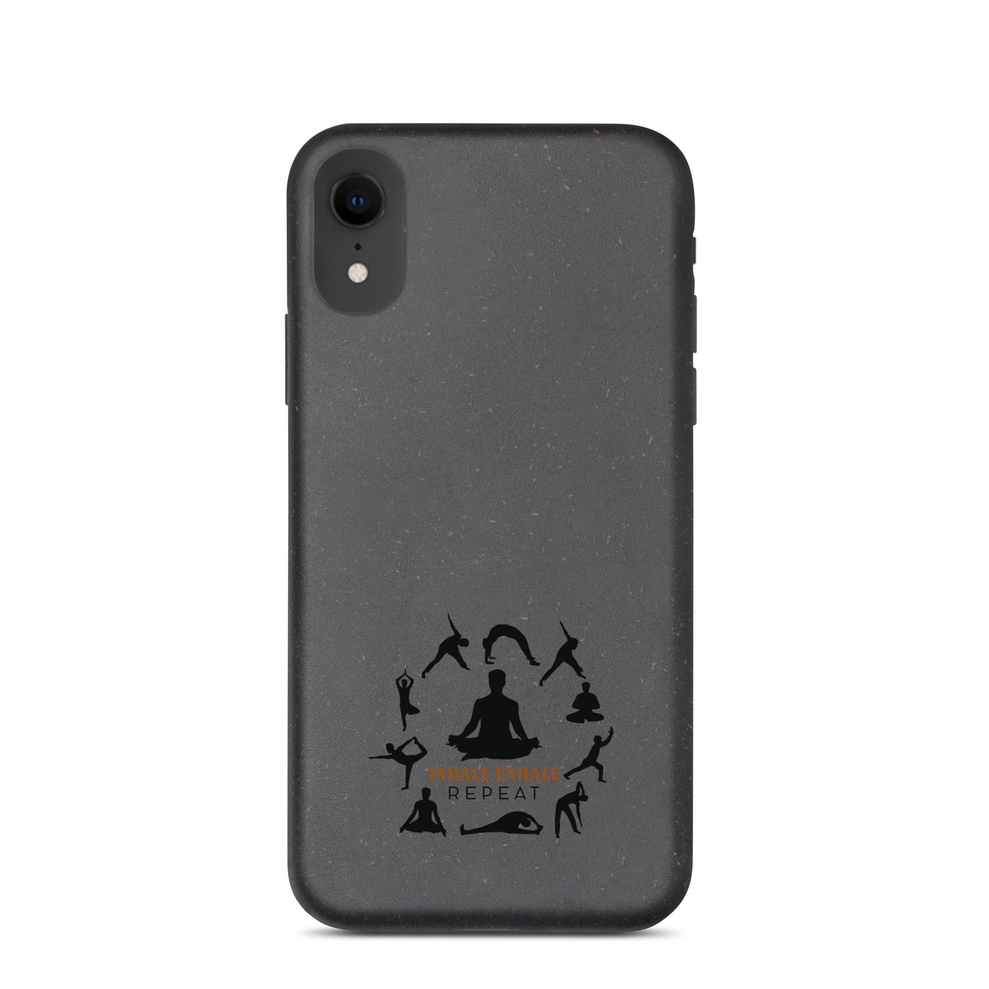 INHALE EXHALE REPEAT - Speckled iPhone case