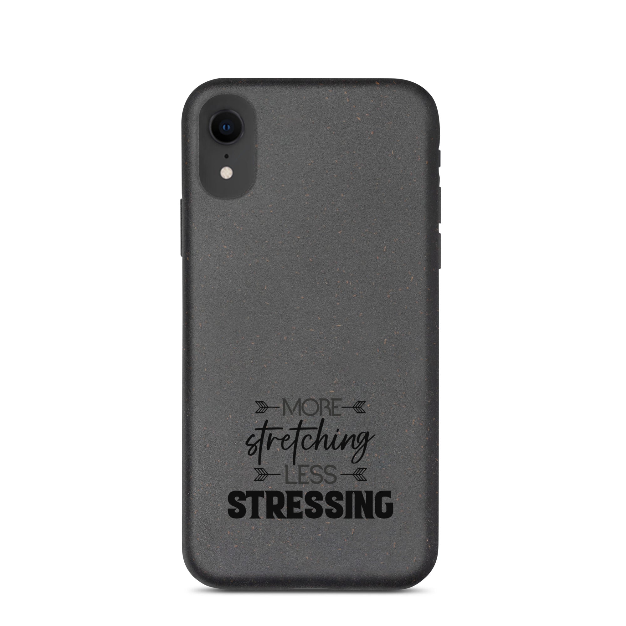 MORE STRETCHING LESS STRESSING - Speckled iPhone case