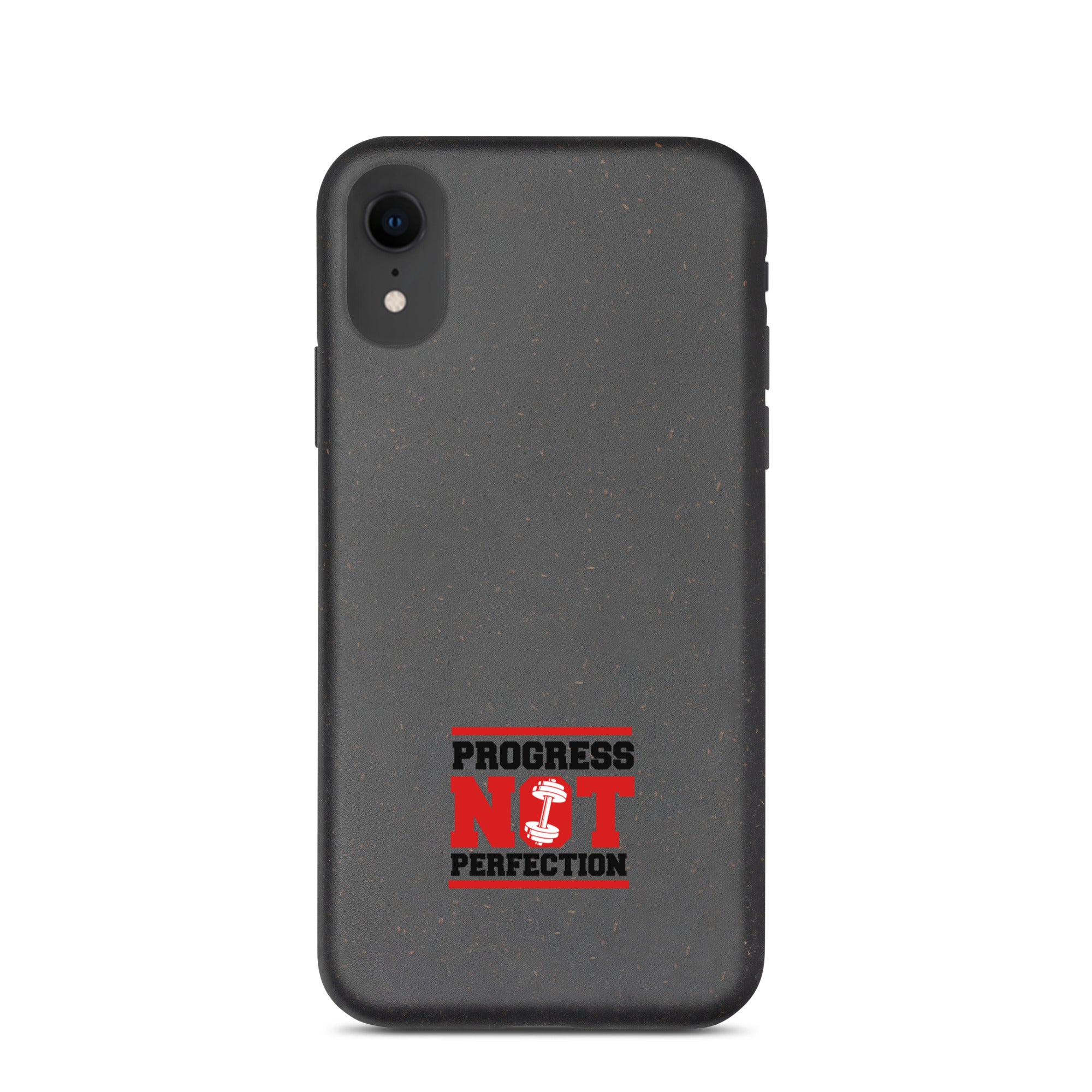 PROGRESS NOT PERFECTION - Speckled iPhone case