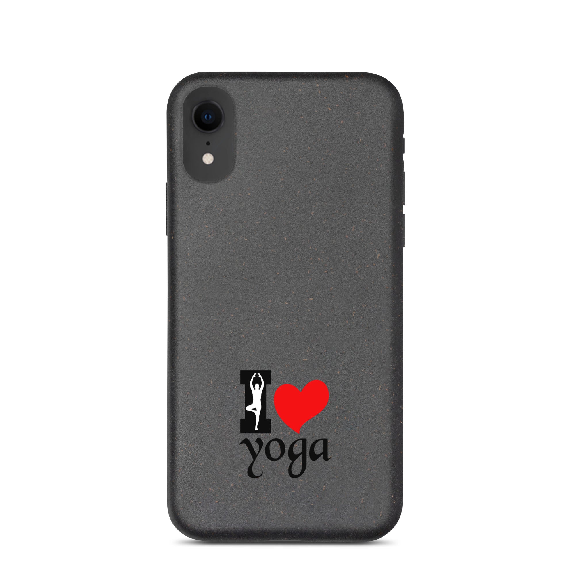 I LOVE YOGA - Speckled iPhone case