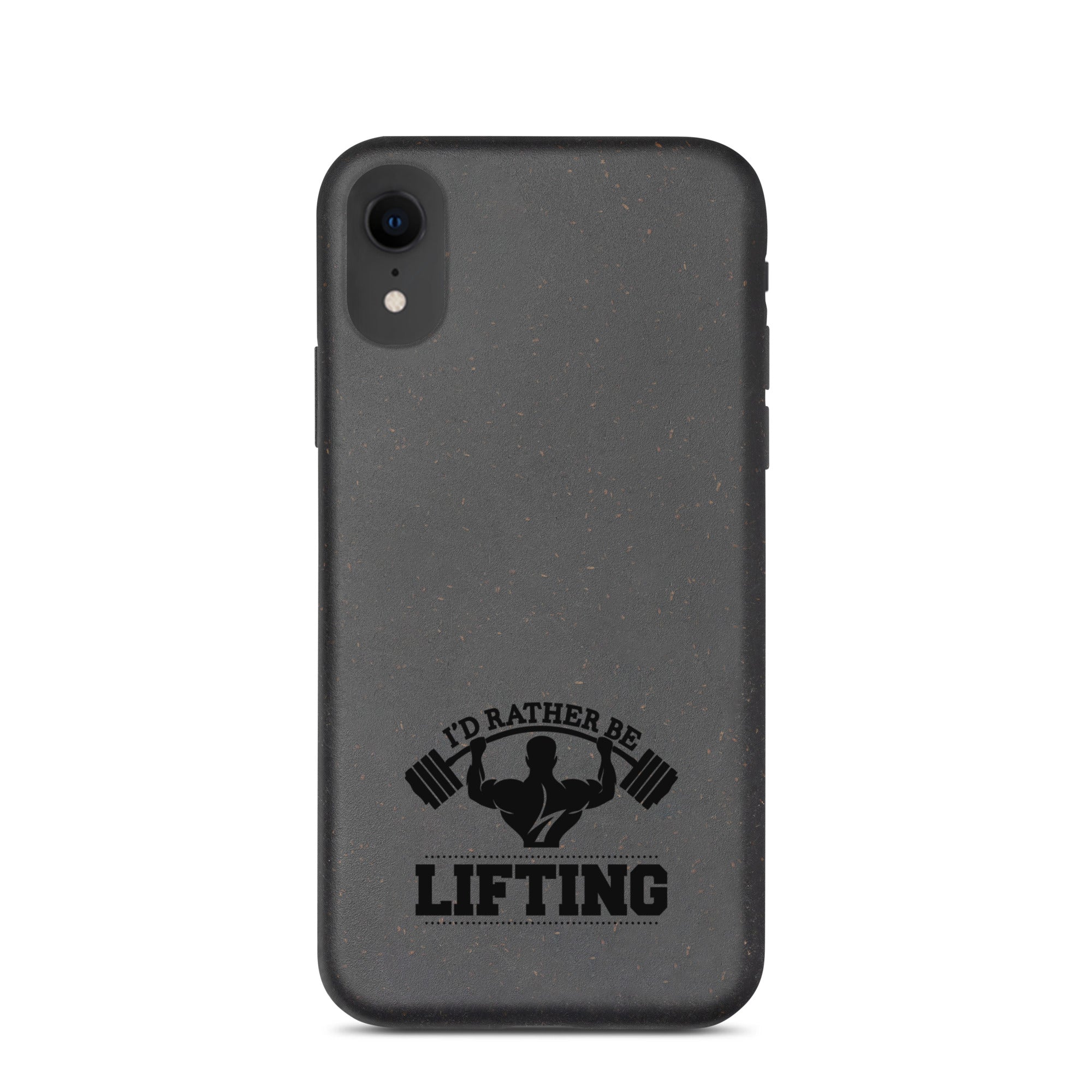 I'D RATHER BE LIFTING - Speckled iPhone case