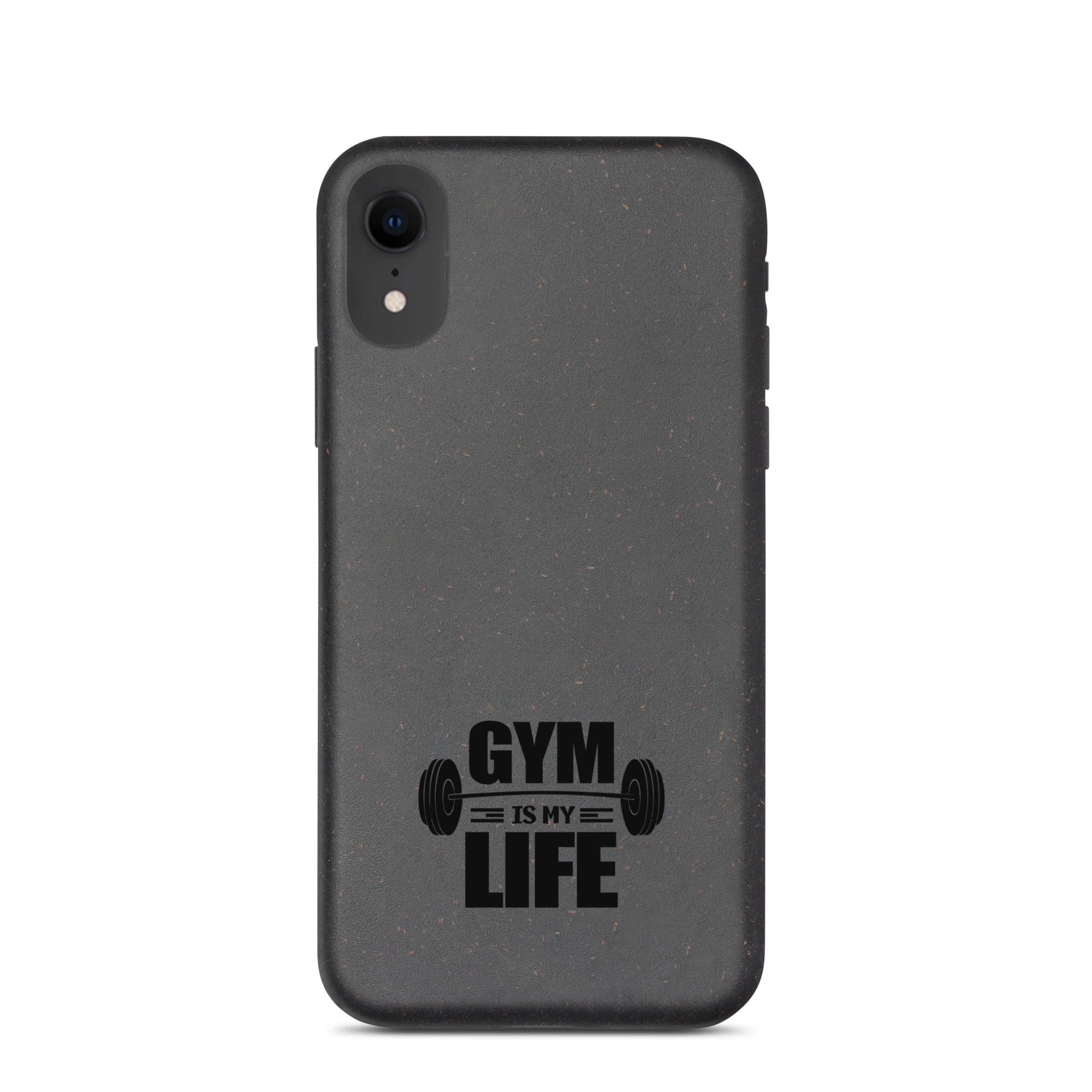 GYM IS MY LIFE - Speckled iPhone case