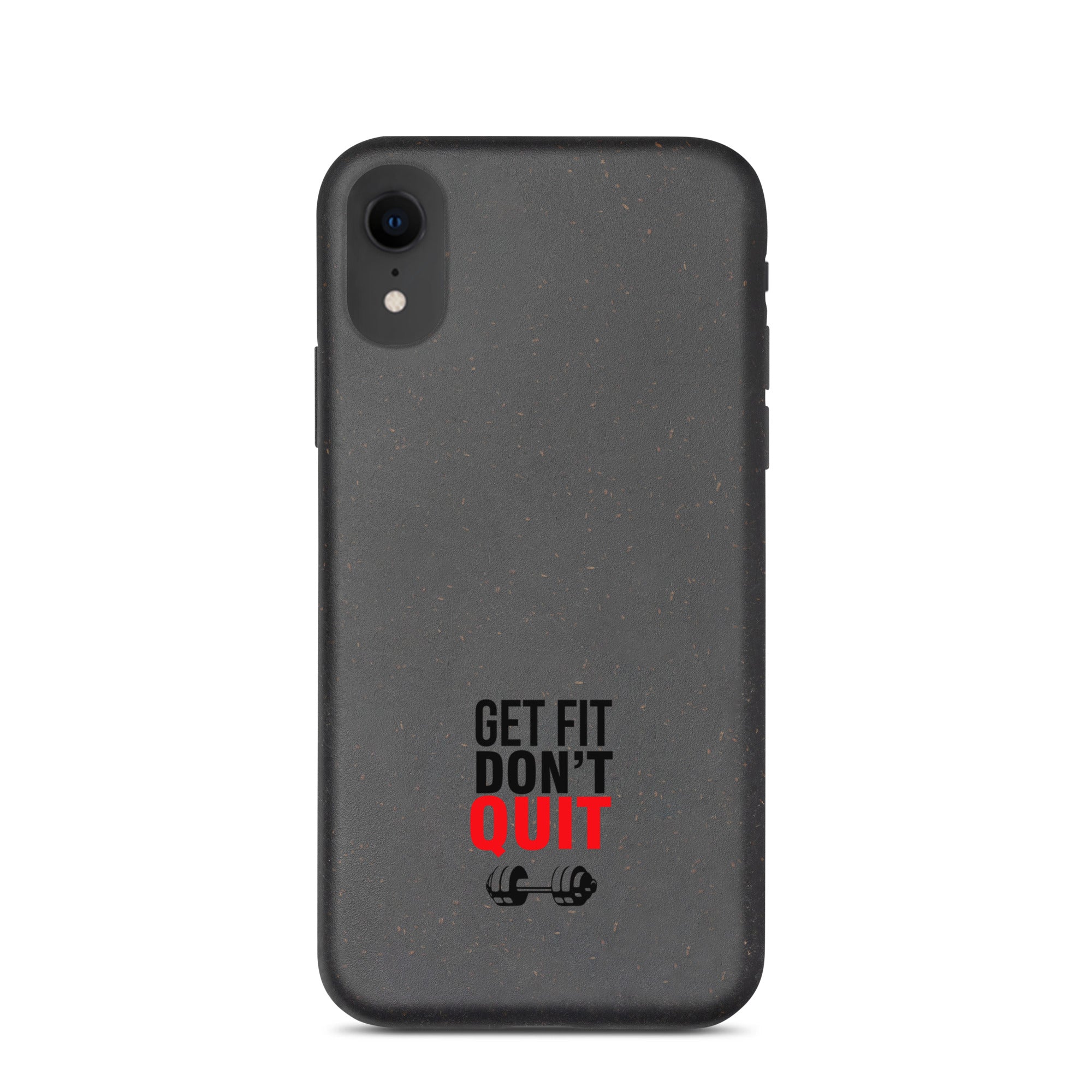 GET FIT DON'T QUIT - Speckled iPhone case