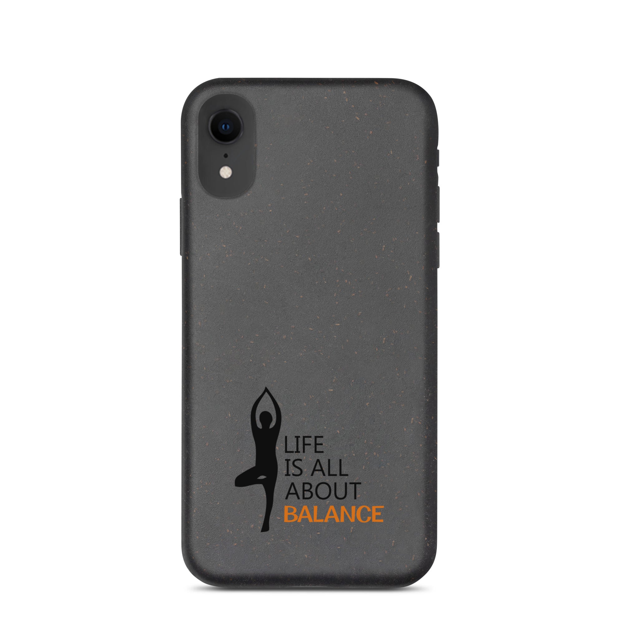 LIFE IS ALL ABOUT BALANCE - Speckled iPhone case