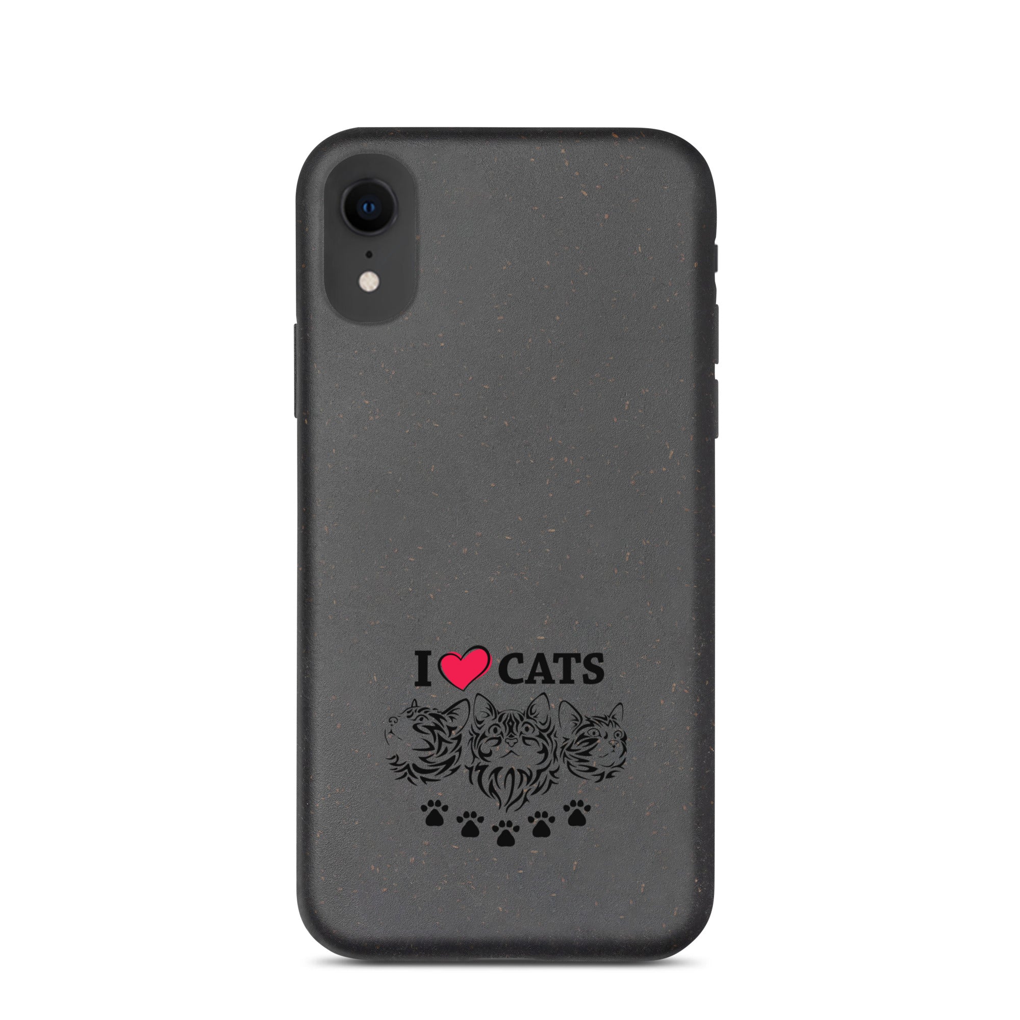 I LOVE CATS - Speckled iPhone case