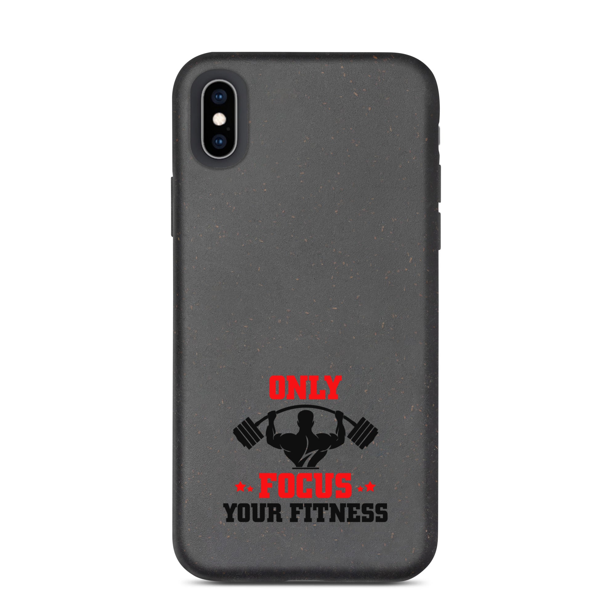 ONLY FOCUS YOUR FITNESS - Speckled iPhone case