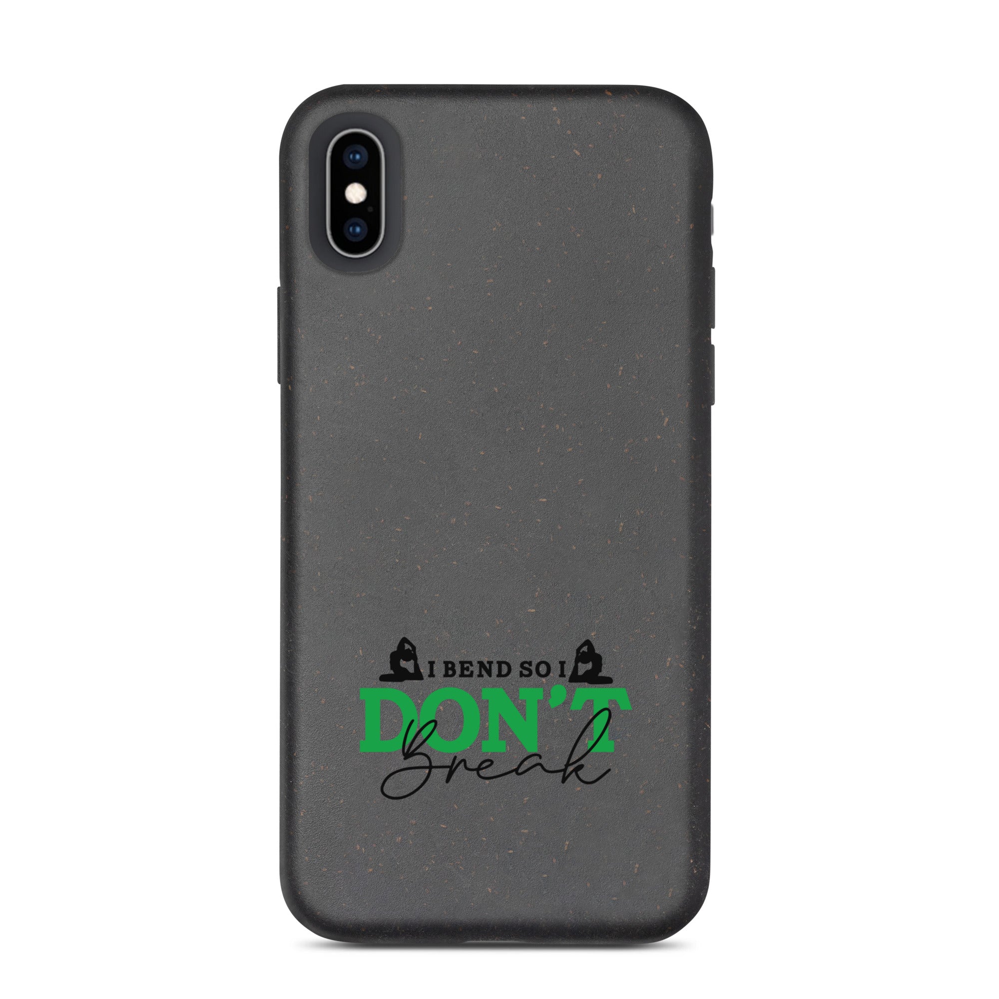 I BEND SO I DON'T BREAK - Speckled iPhone case