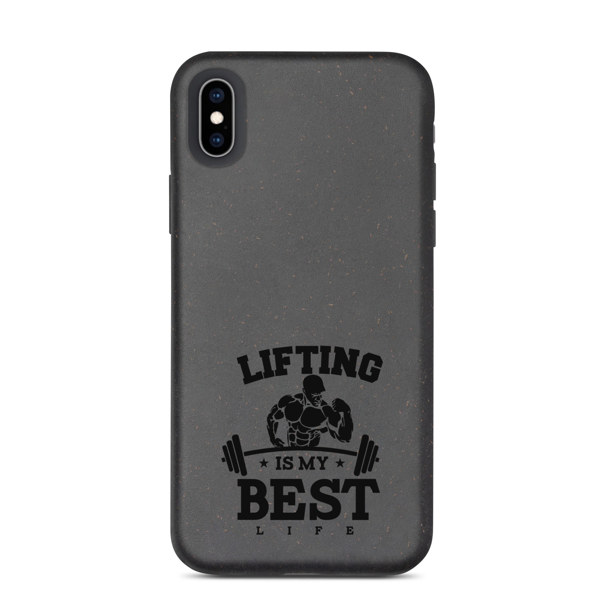 LIFTING IS MY BEST LIFE - Speckled iPhone case