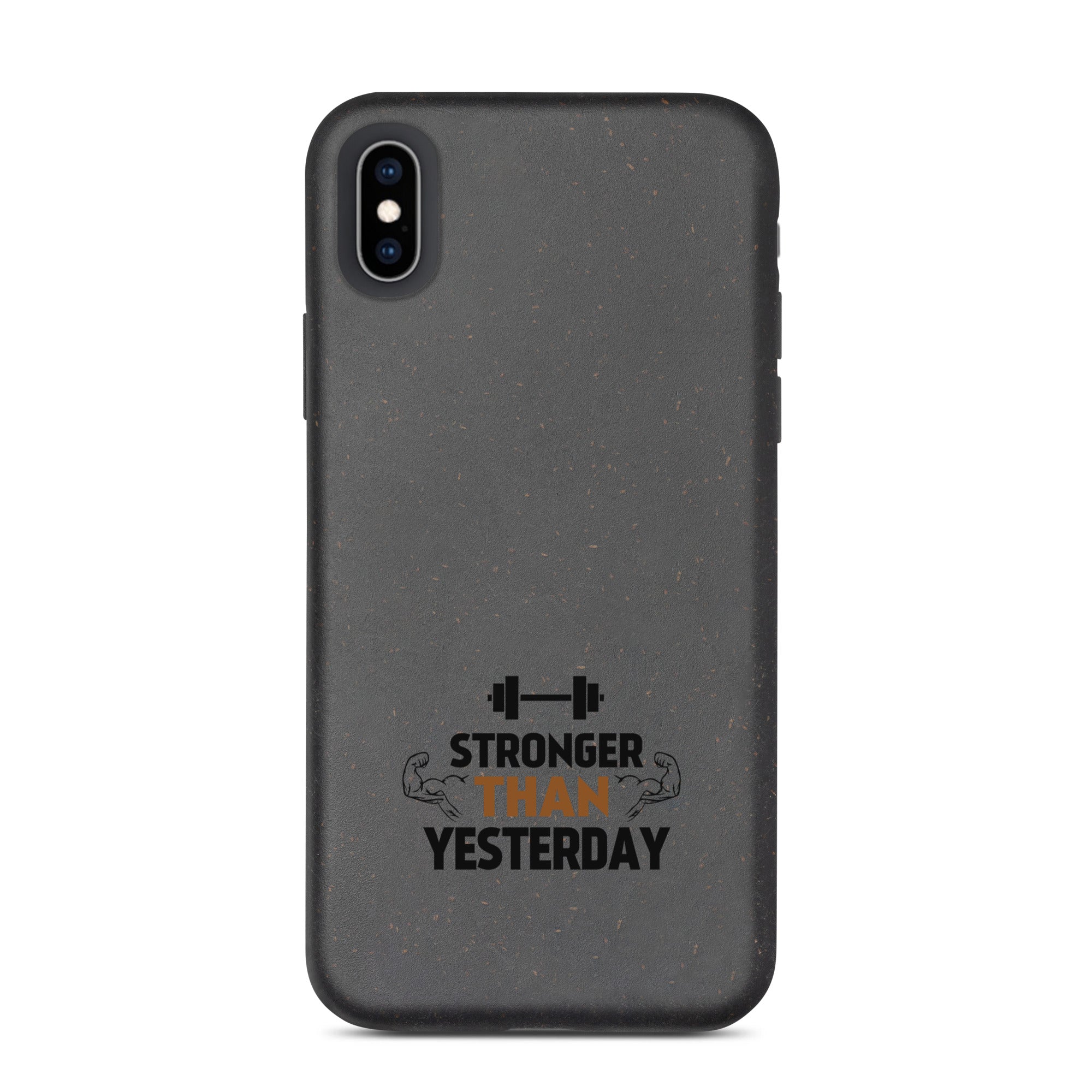 STRONGER THAN YESTERDAY - Speckled iPhone case