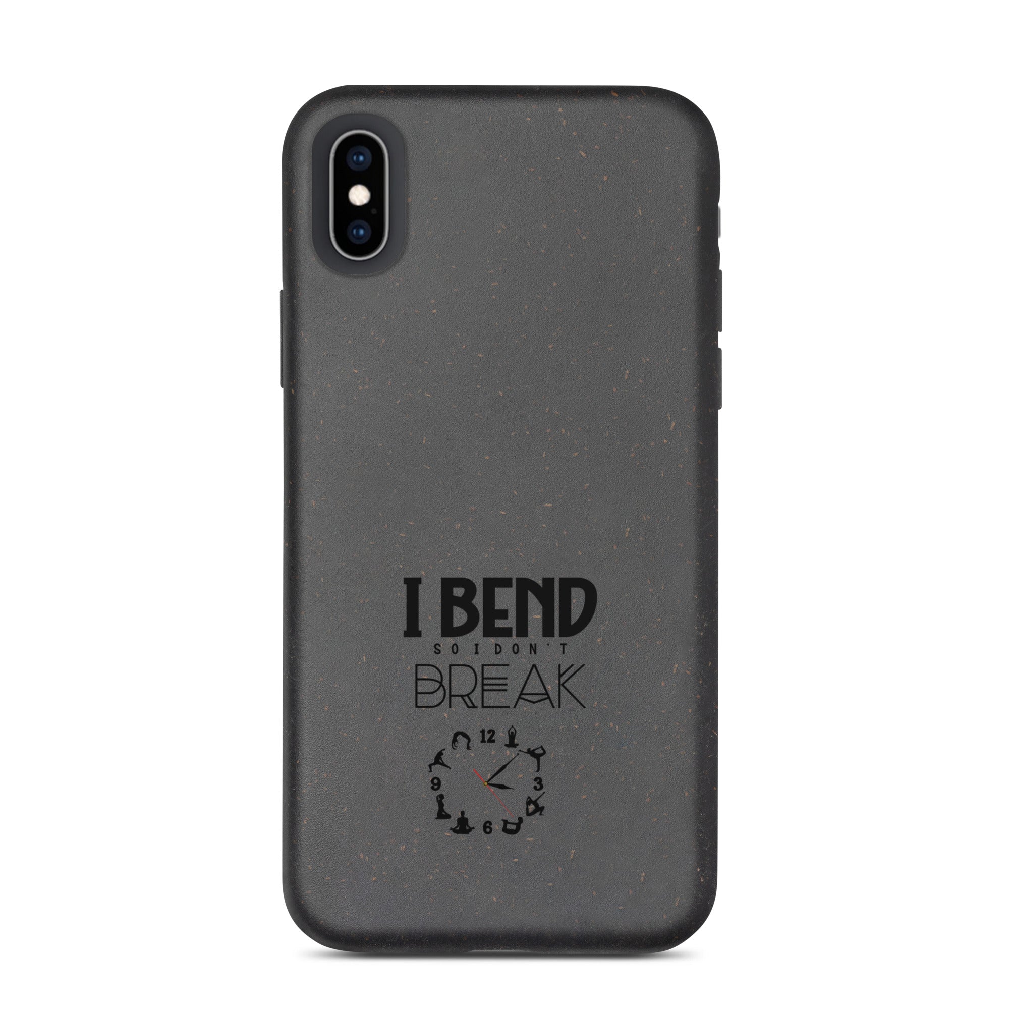 I BEND SO I DON'T BREAK - Speckled iPhone case