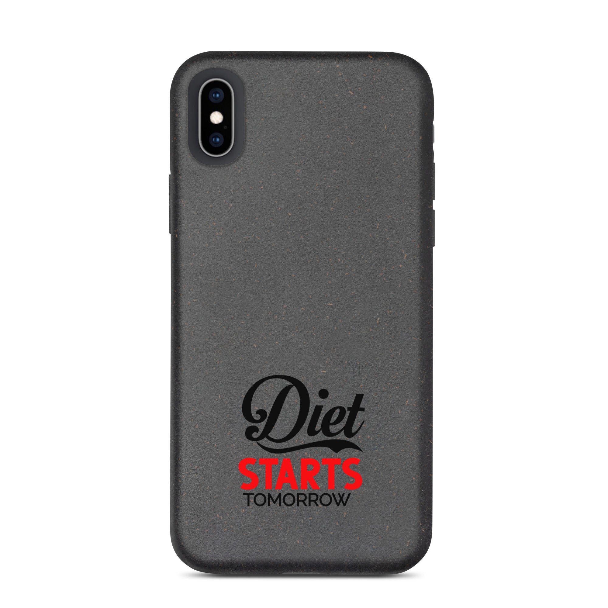DIET STARTS TOMORROW - Speckled iPhone case