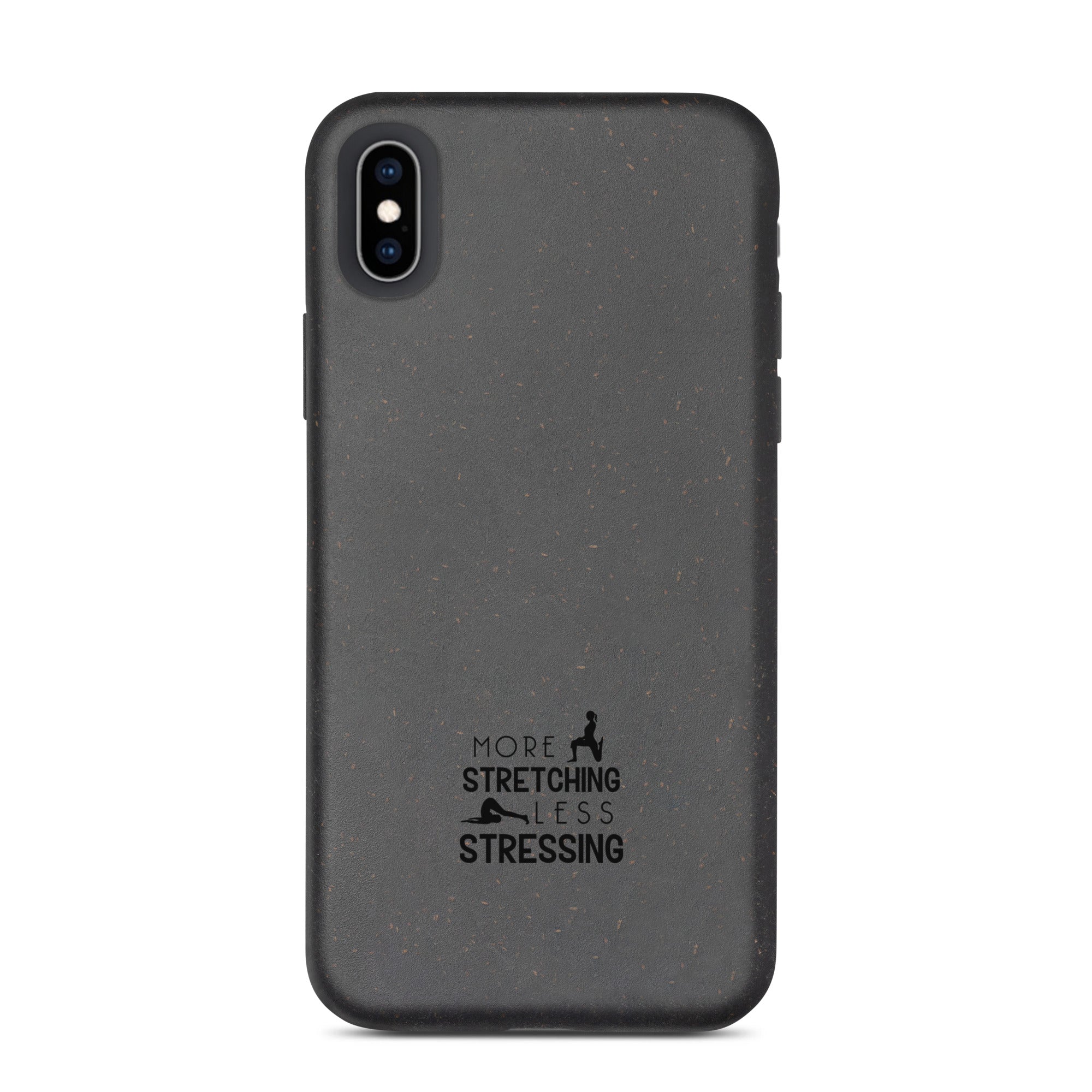 MORE STRETCHING LESS STRESSING - Speckled iPhone case