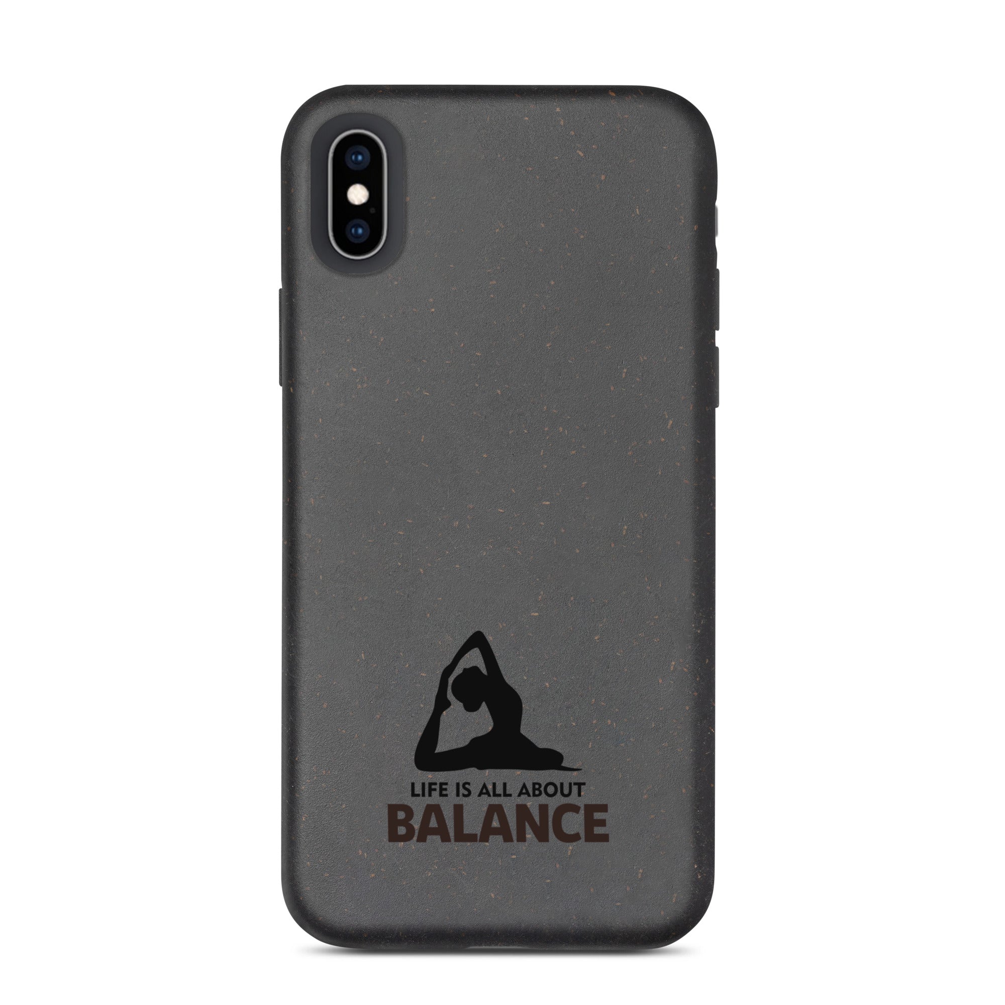 LIFE IS ALL ABOUT BALANCE - Speckled iPhone case