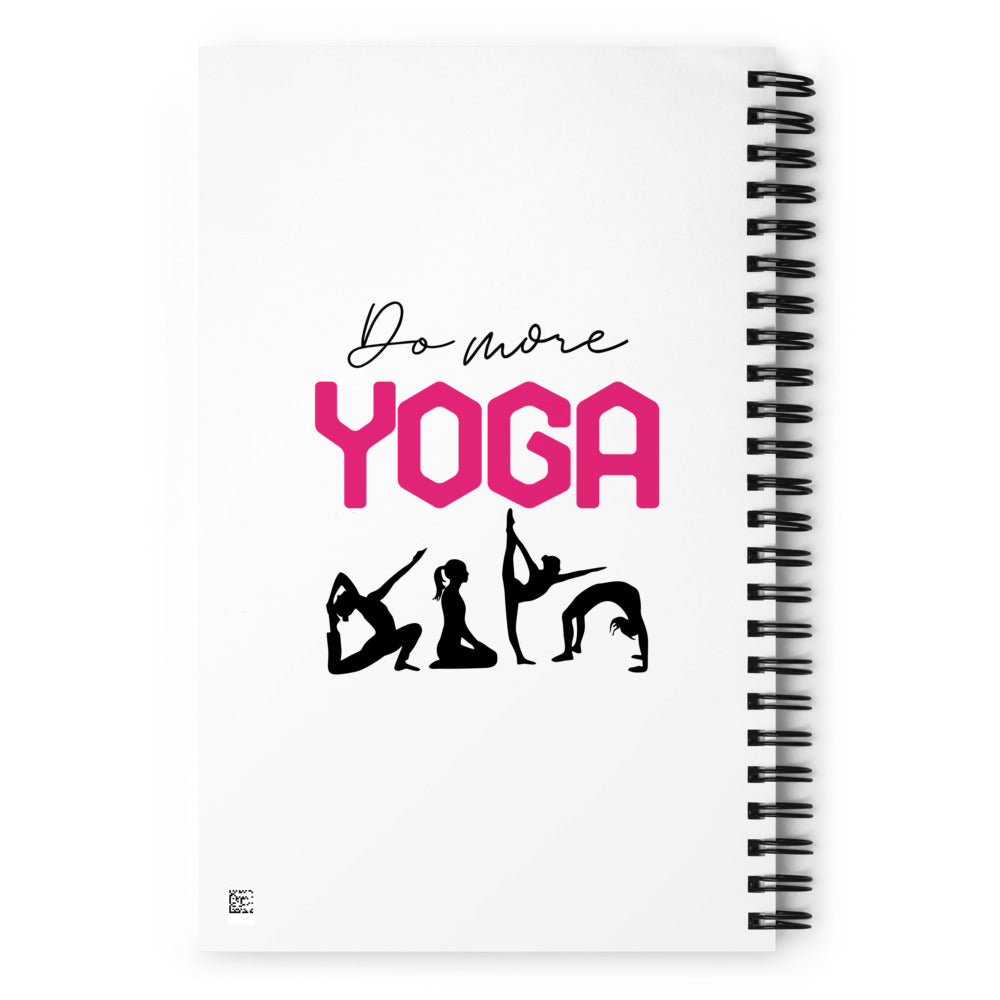 DO MORE YOGA - Spiral notebook