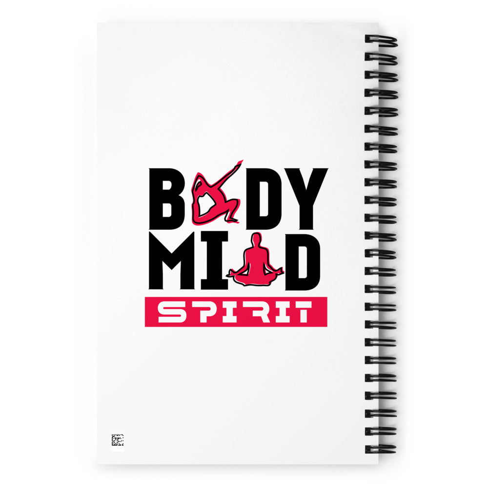 BODY MIND SPIRIT - Spiral notebook