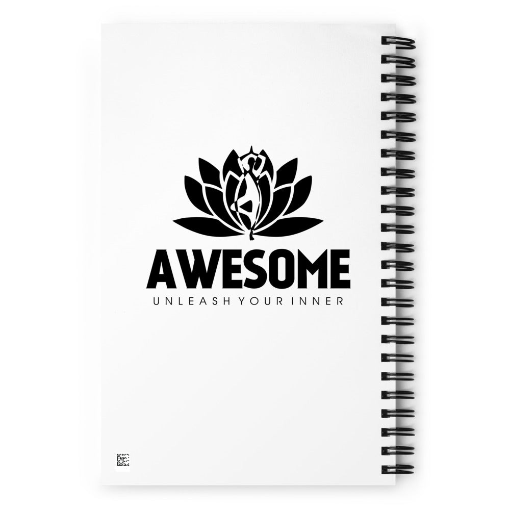 AWESOME UNLEASH YOUR INNER - Spiral notebook