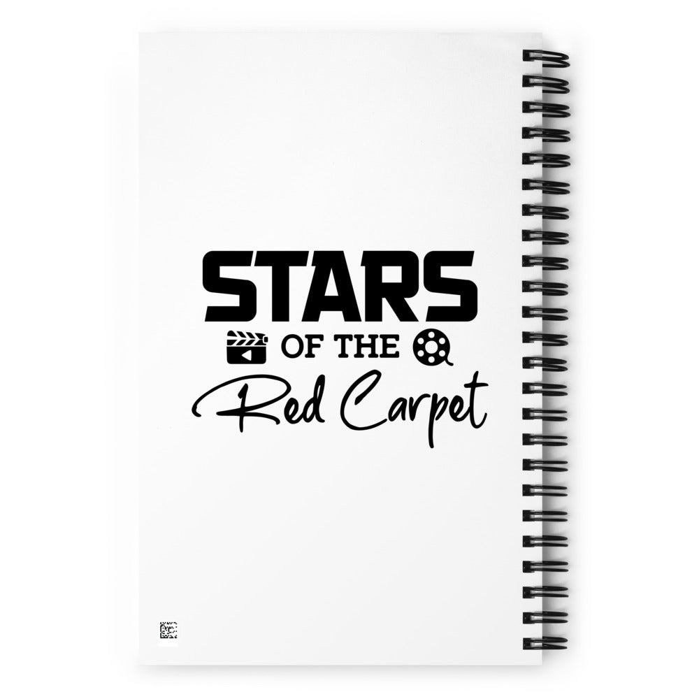 STARS OF THE RED CARPET - Spiral notebook