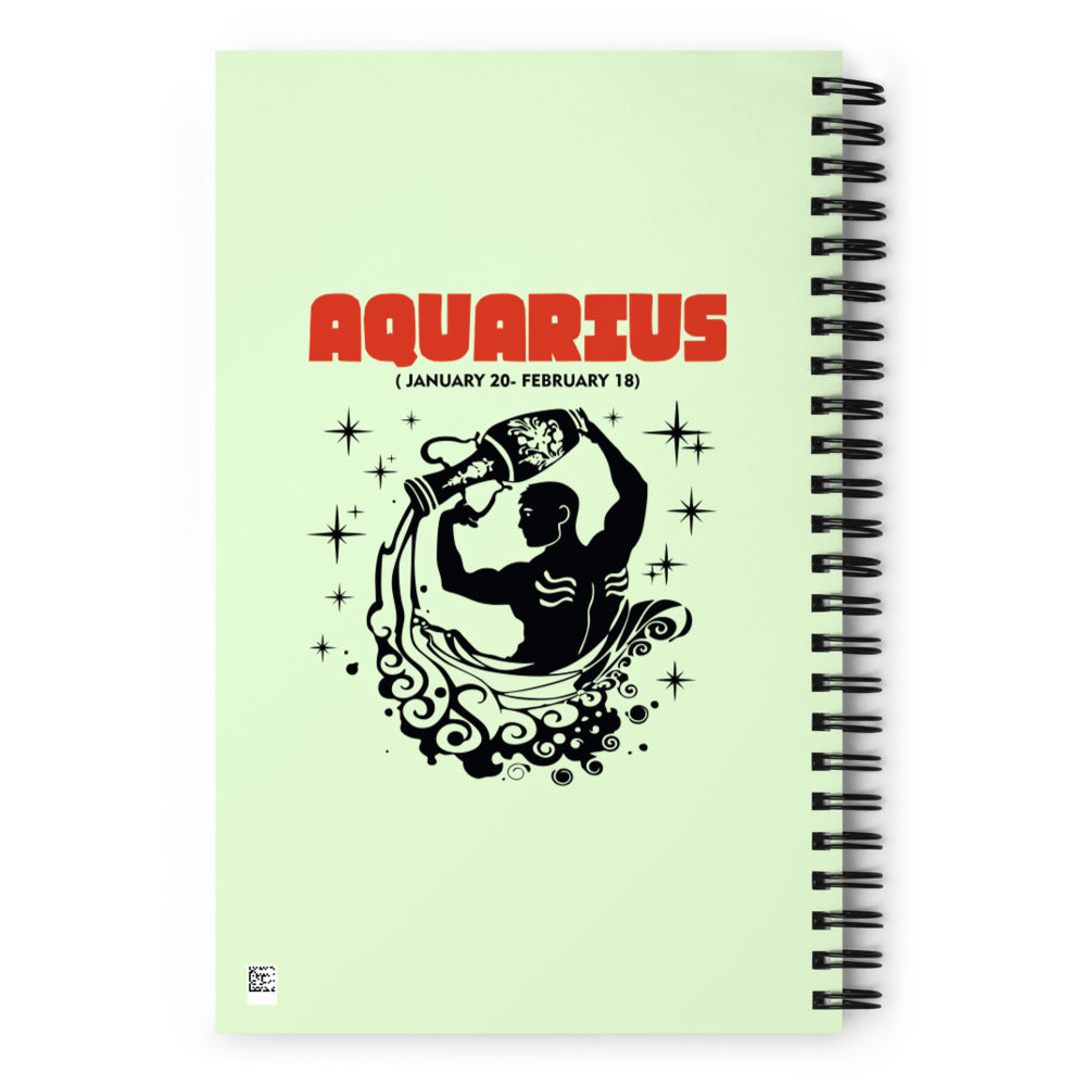 AQUARIUS - Spiral notebook