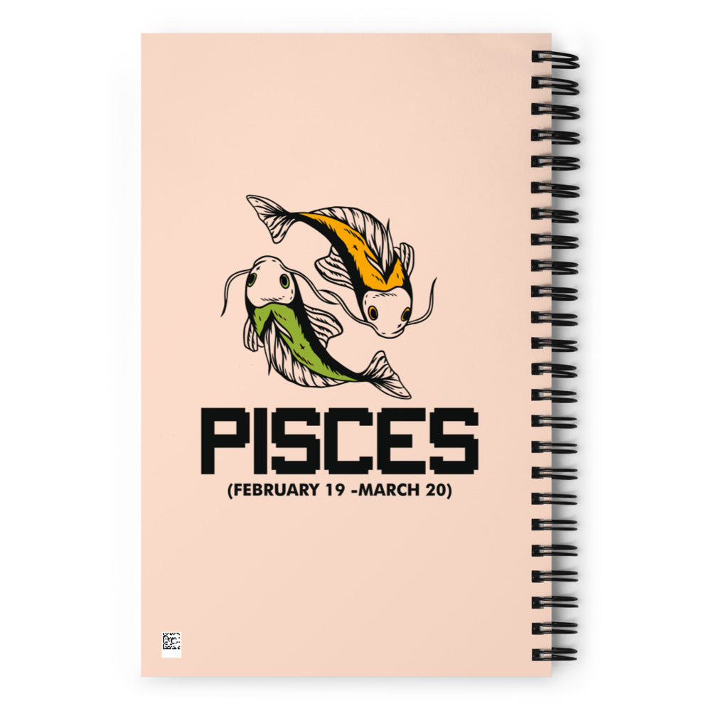 PISCES - Spiral notebook