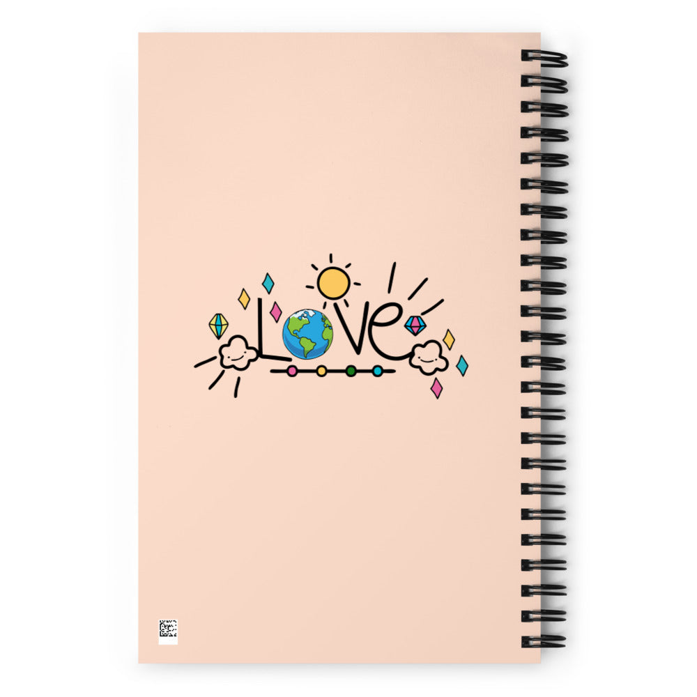 LOVE EARTH - Spiral notebook